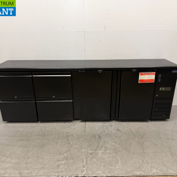 Polar Bar fridge 2 doors and 4 drawers 254,2 cm 230V Horeca