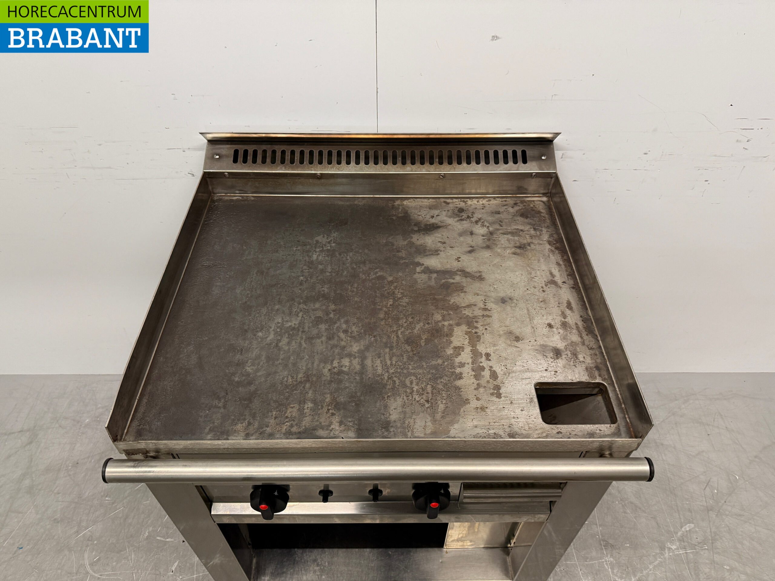Stainless steel Casta Teppanyaki grill griddle griddle 80 cm GAS Catering - Image 4