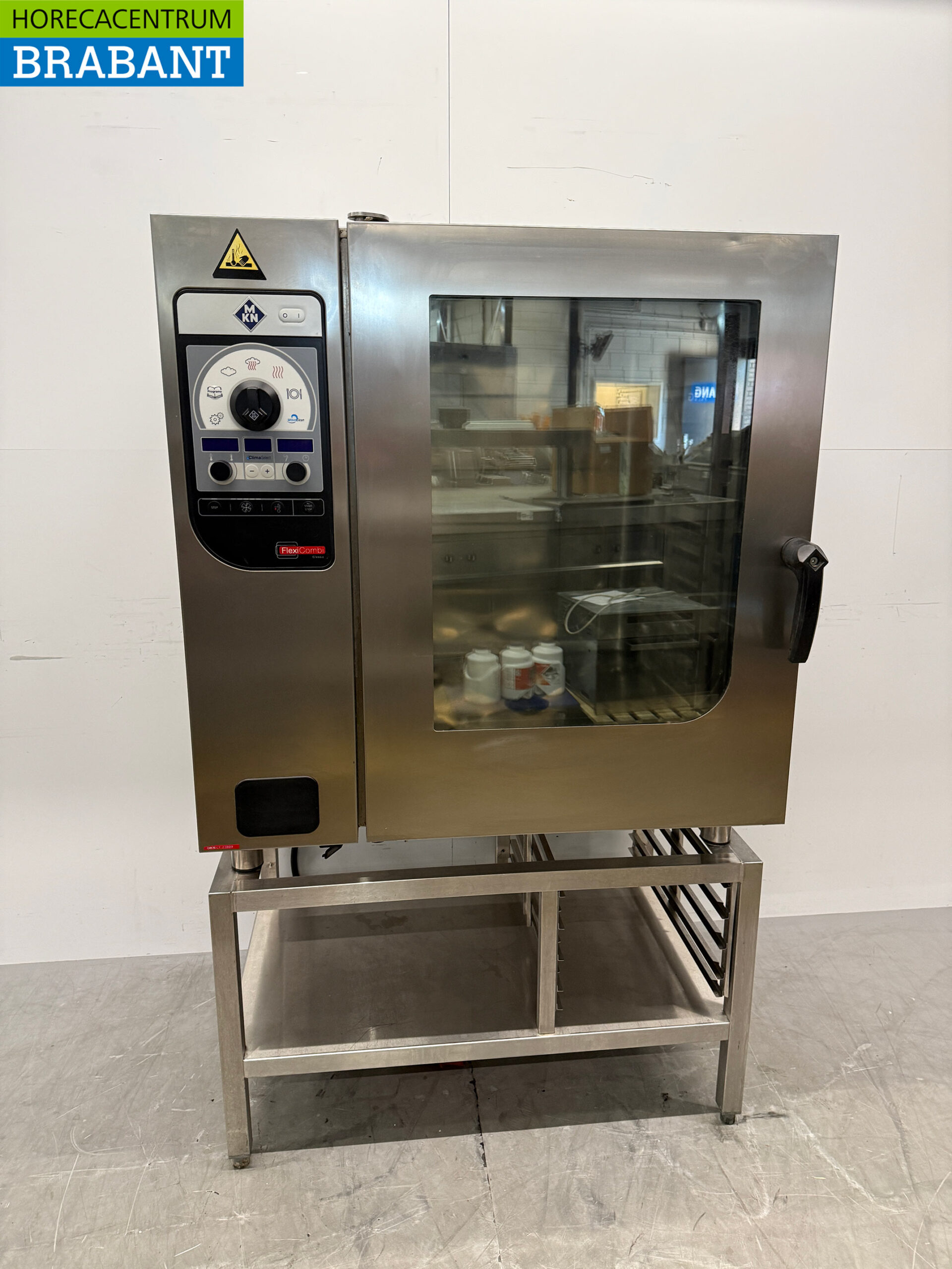 Stainless steel MKN Combisteamer with stand 10 x 1/1 GN 400V Horeca