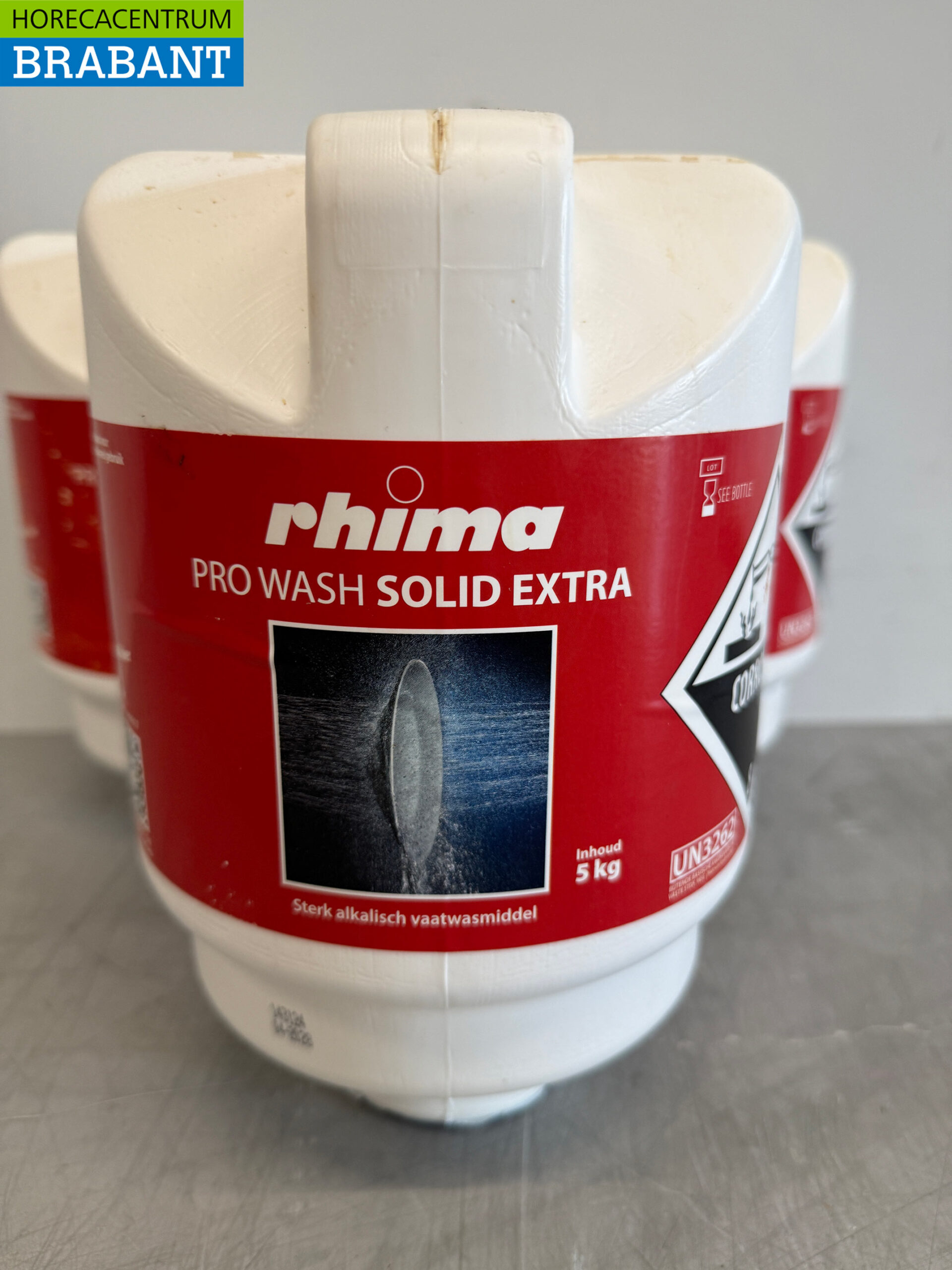 Rhima Pro Wash Solid Extra 3 x 5 kilo Dishwashing Liquid Soap Horeca - Image 4