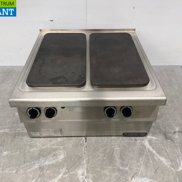 Stainless steel Kuppersbusch Electric 4 burner stove 70 cm 400V Horeca