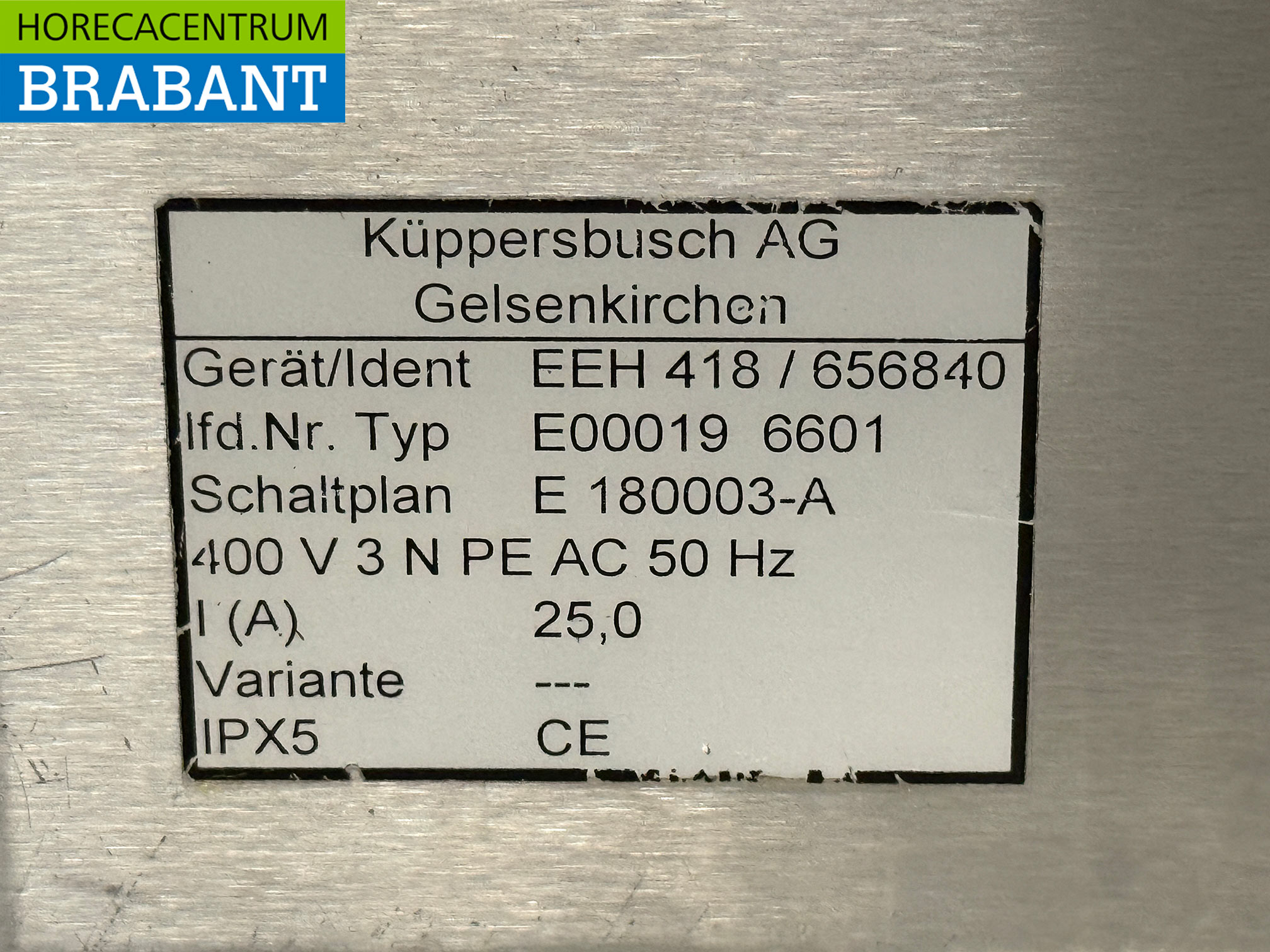 Stainless steel Kuppersbusch Electric 4 burner stove 70 cm 400V Horeca - Image 5