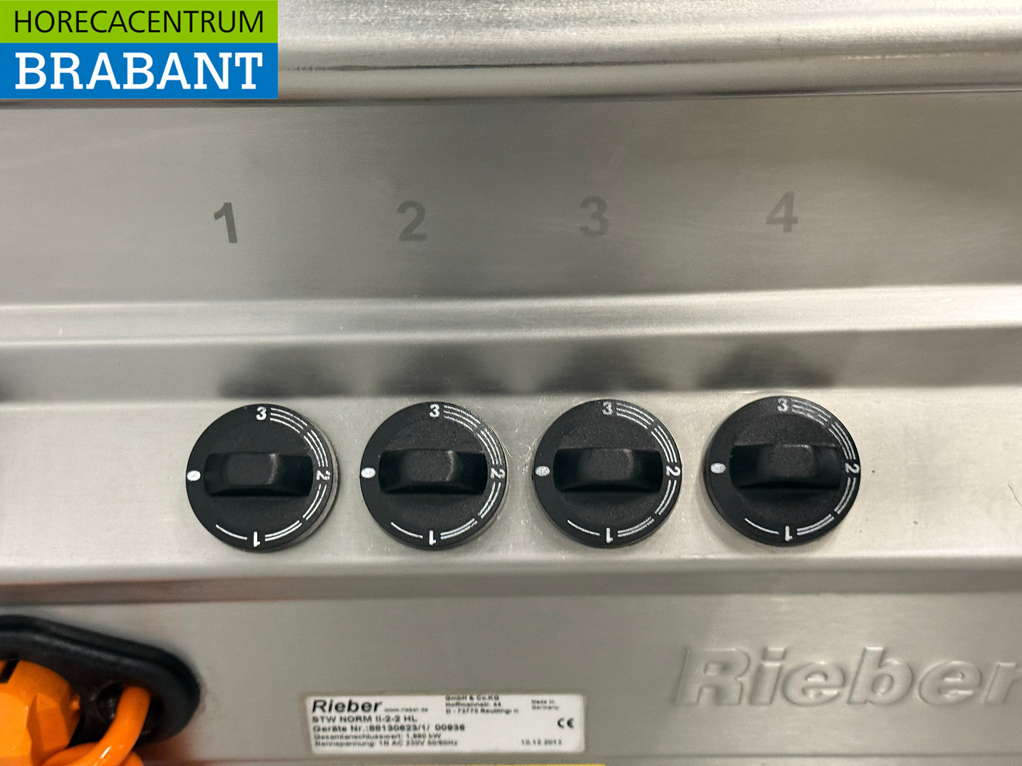 Stainless steel Rieber Mobile Bain-Marie 2 x 1/1 GN with warming cabinet 230V Horeca - Image 6