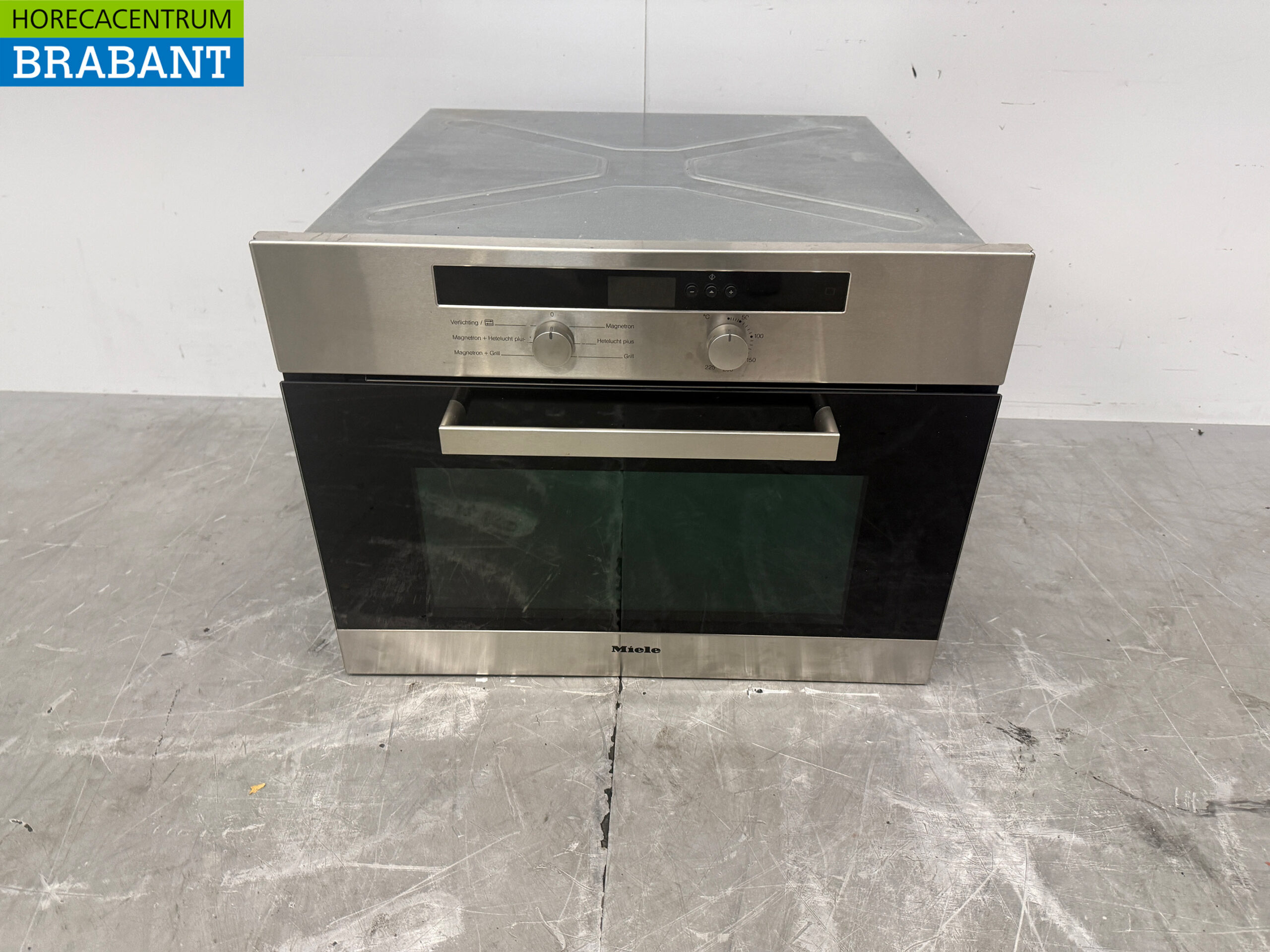 Stainless steel Miele Built-in Combi Microwave with grill 230V Catering