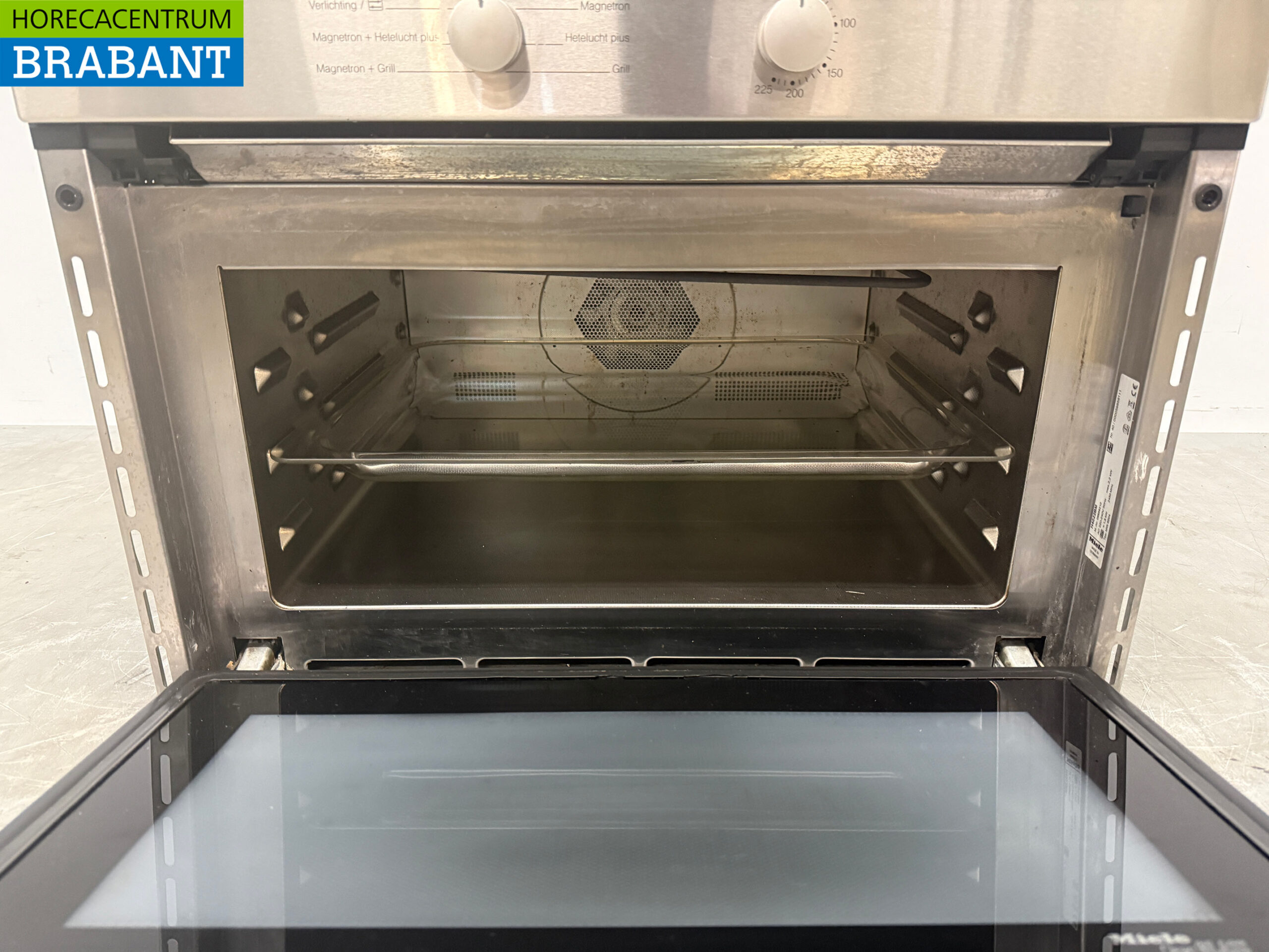 Stainless steel Miele Built-in Combi Microwave with grill 230V Catering - Image 4