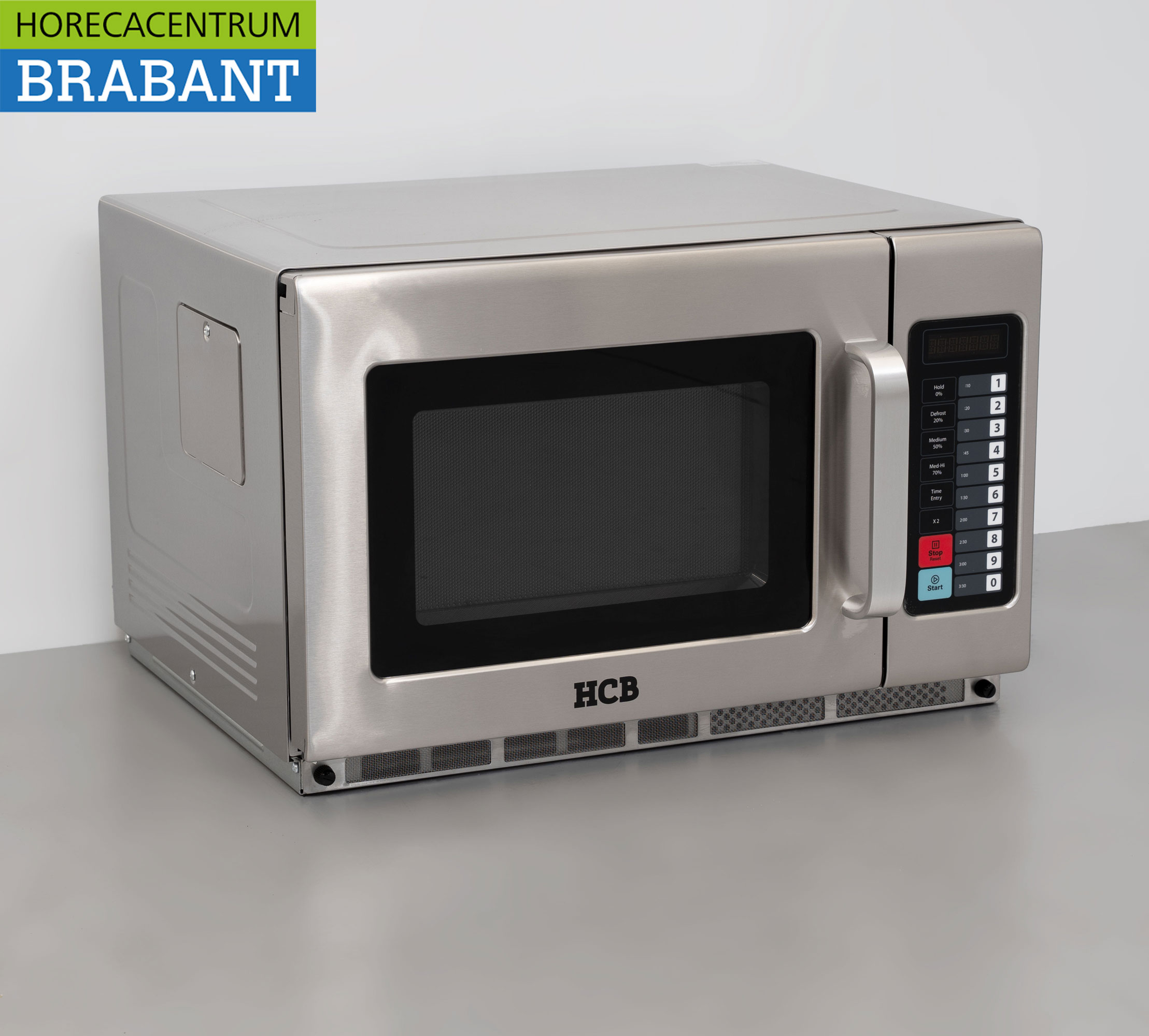 HCB stainless steel Professional Microwave 34 liters 2100 watts 230V Catering - Image 3