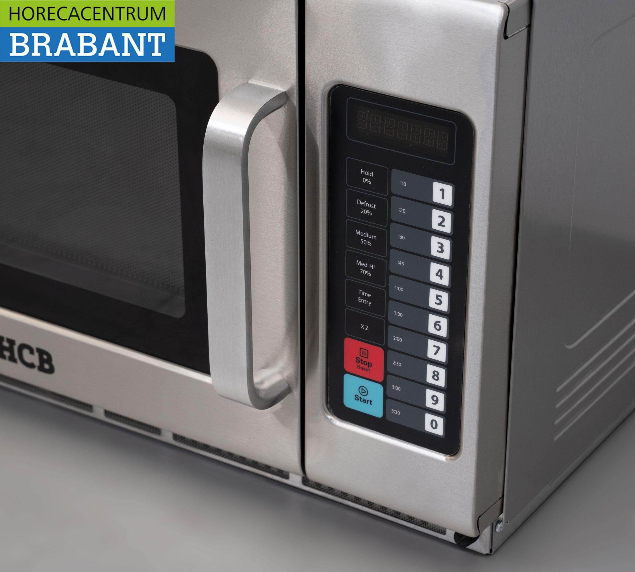 HCB stainless steel Professional Microwave 34 liters 2100 watts 230V Catering - Image 4