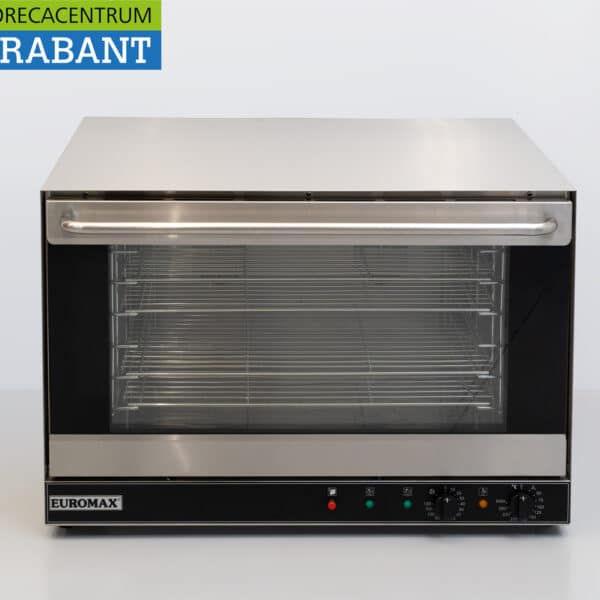 Stainless Steel Euromax Linea Nero Turbo 10904N Convection Oven 60 x 40 cm / 1/1GN 230V Commercial Kitchen
