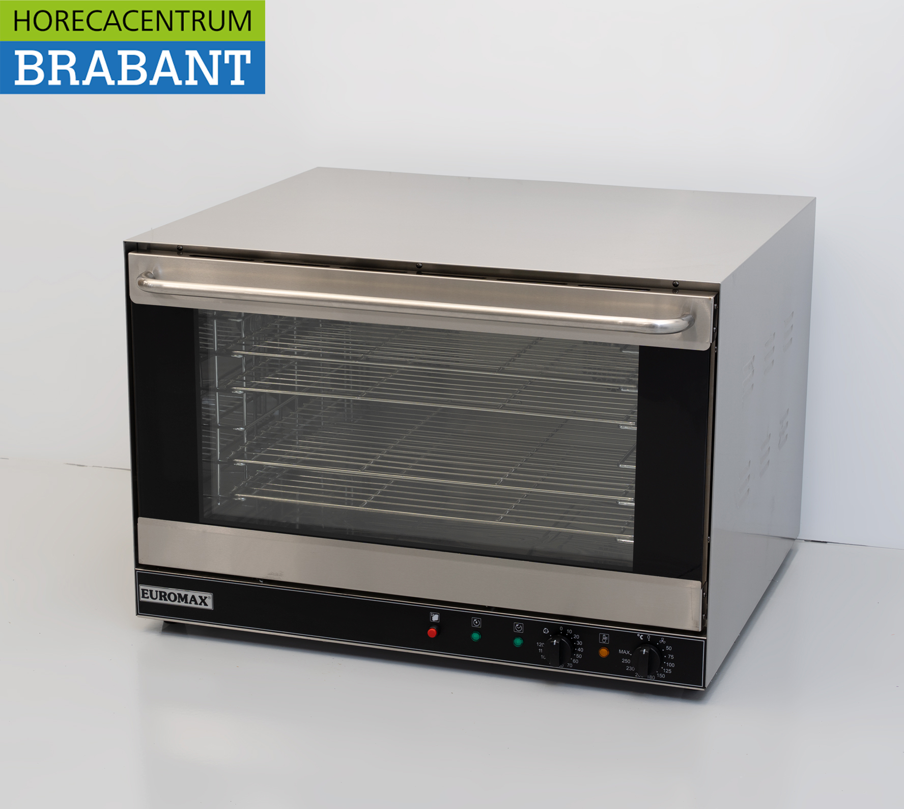 Stainless Steel Euromax Linea Nero Turbo 10904N Convection Oven 60 x 40 cm / 1/1GN 230V Commercial Kitchen - Image 2
