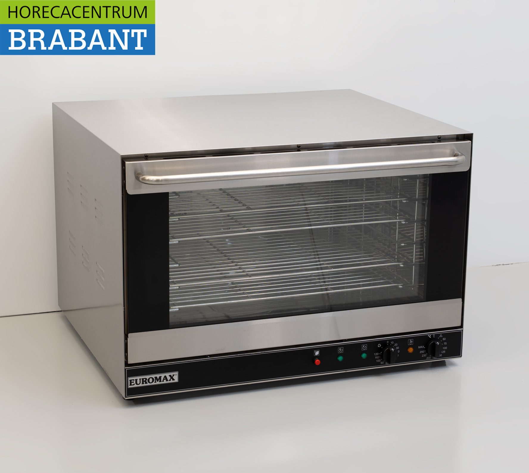 Stainless Steel Euromax Linea Nero Turbo 10904N Convection Oven 60 x 40 cm / 1/1GN 230V Commercial Kitchen - Image 3