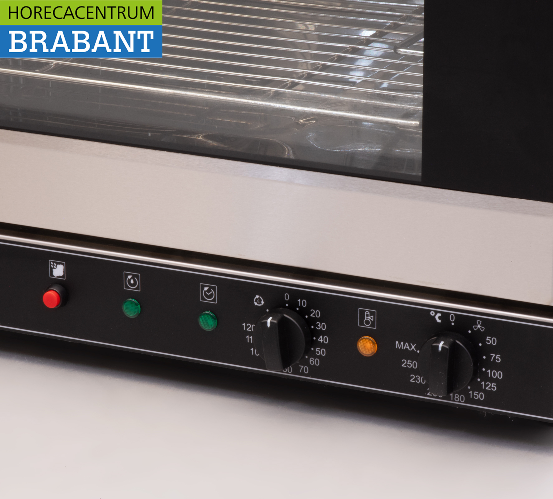 Stainless Steel Euromax Linea Nero Turbo 10904N Convection Oven 60 x 40 cm / 1/1GN 230V Commercial Kitchen - Image 6
