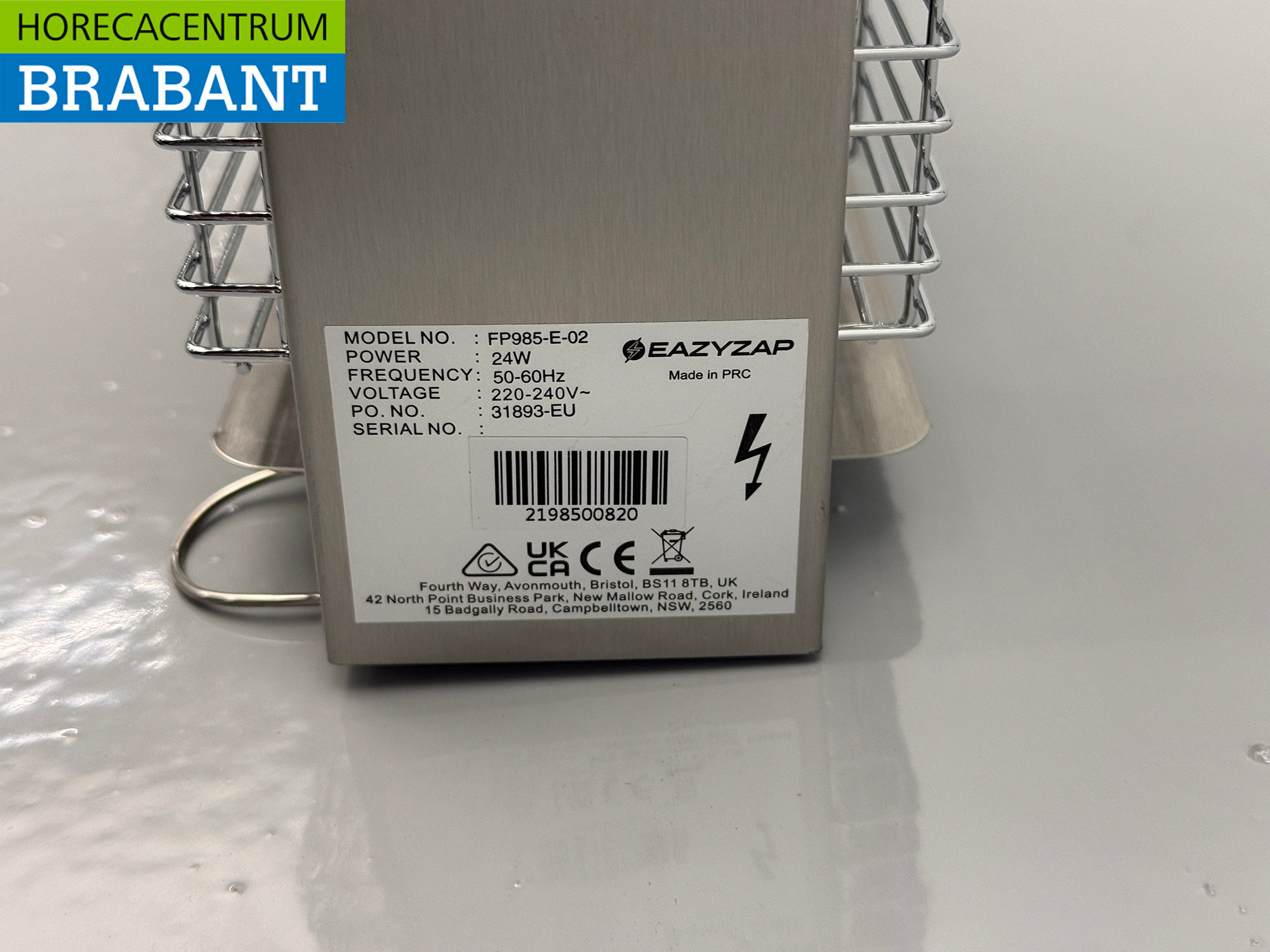 Stainless steel Eazyzap Insect Killer FP985 Fly Lamp 230V Catering - Image 5