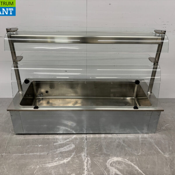 Stainless steel Built-in Bain Marie 4 x 1/1 GN 146 cm 230V Catering