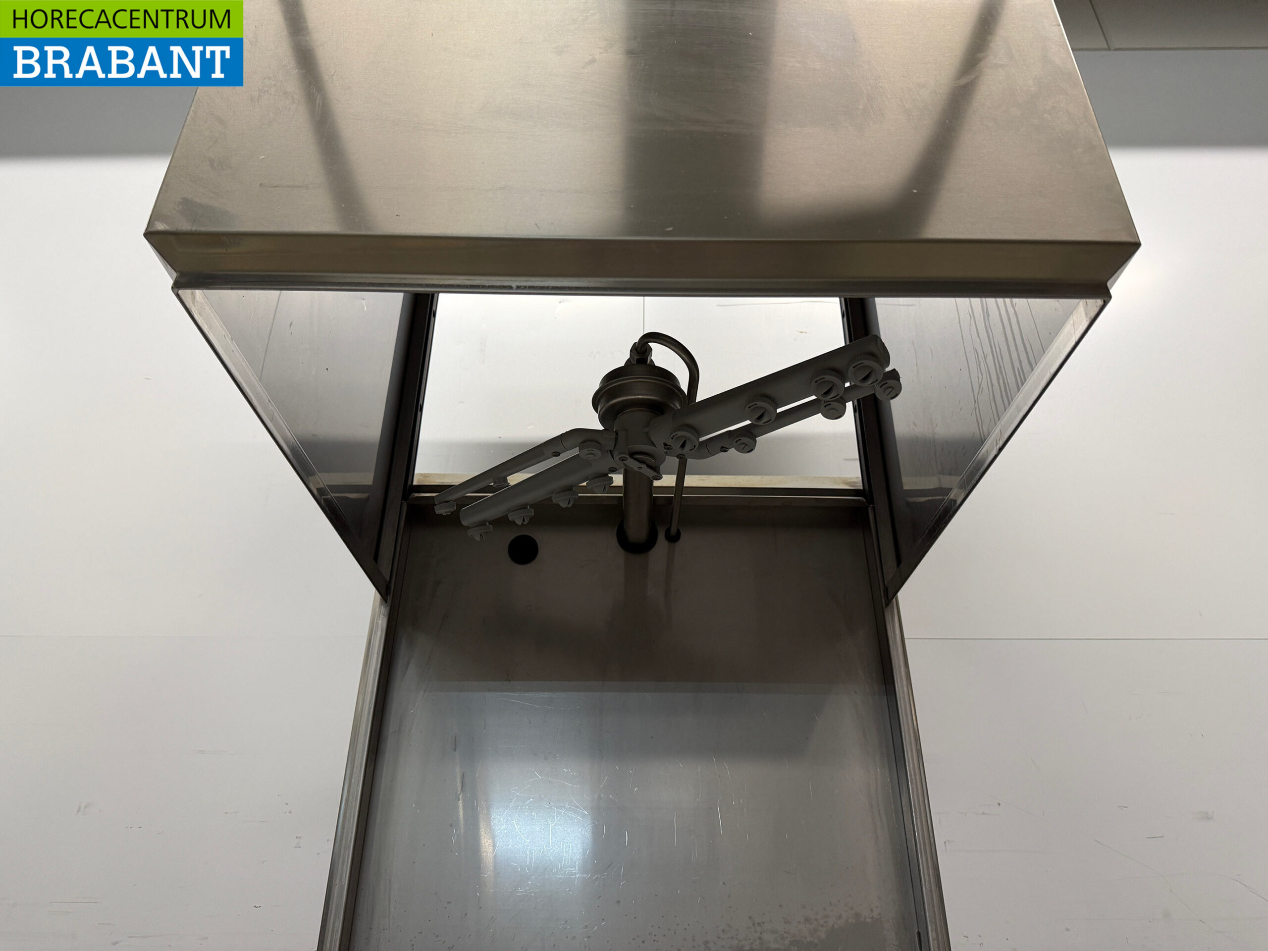 Stainless steel Rhima DR 59 Slide-through dishwasher 400V Catering - Image 5