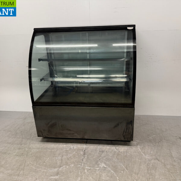 Tecnodom Refrigerated Display Case Pastry Display Case 2 Sliding Doors 120 cm 230V Horeca