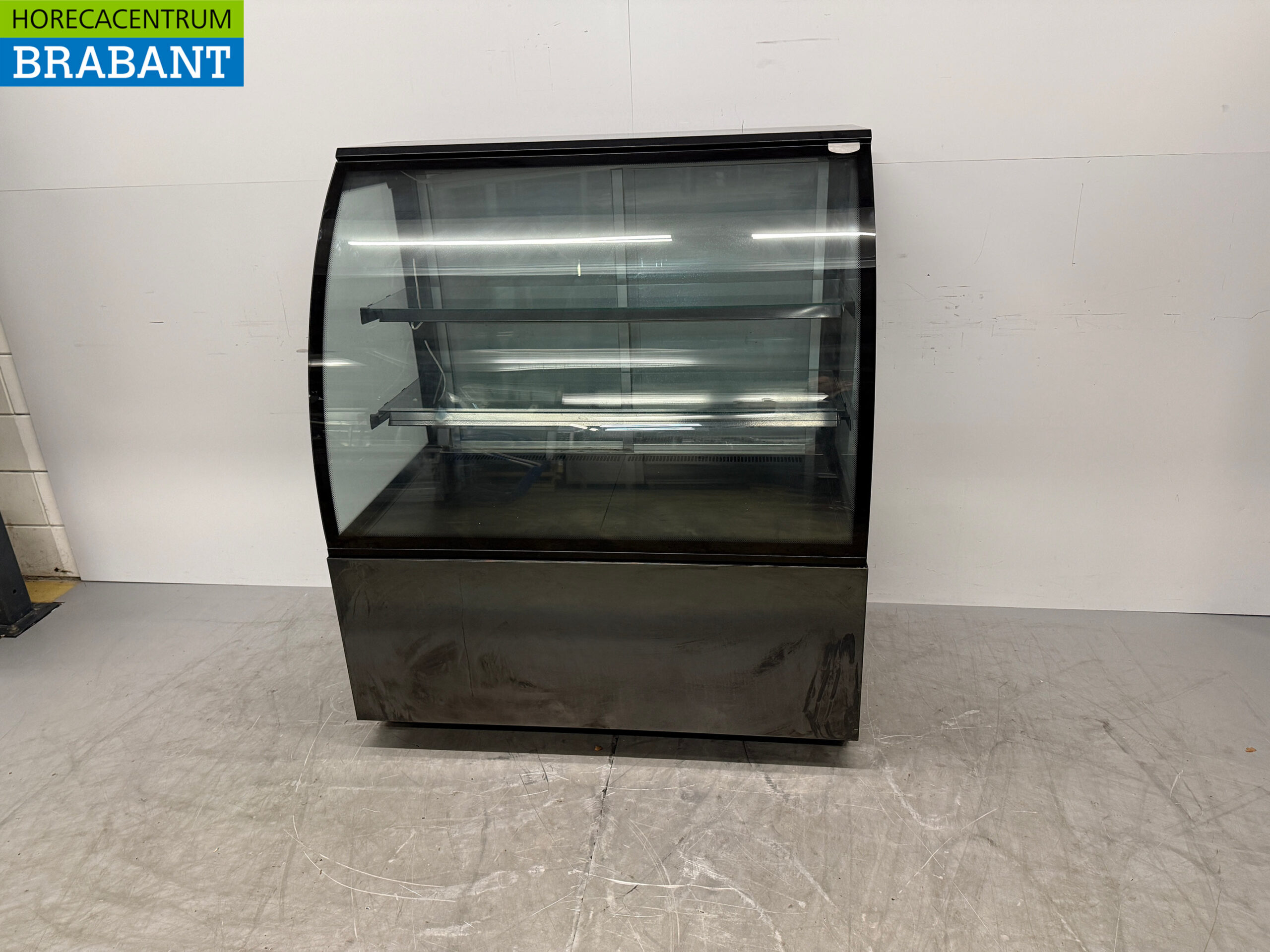 Tecnodom Refrigerated Display Case Pastry Display Case 2 Sliding Doors 120 cm 230V Horeca