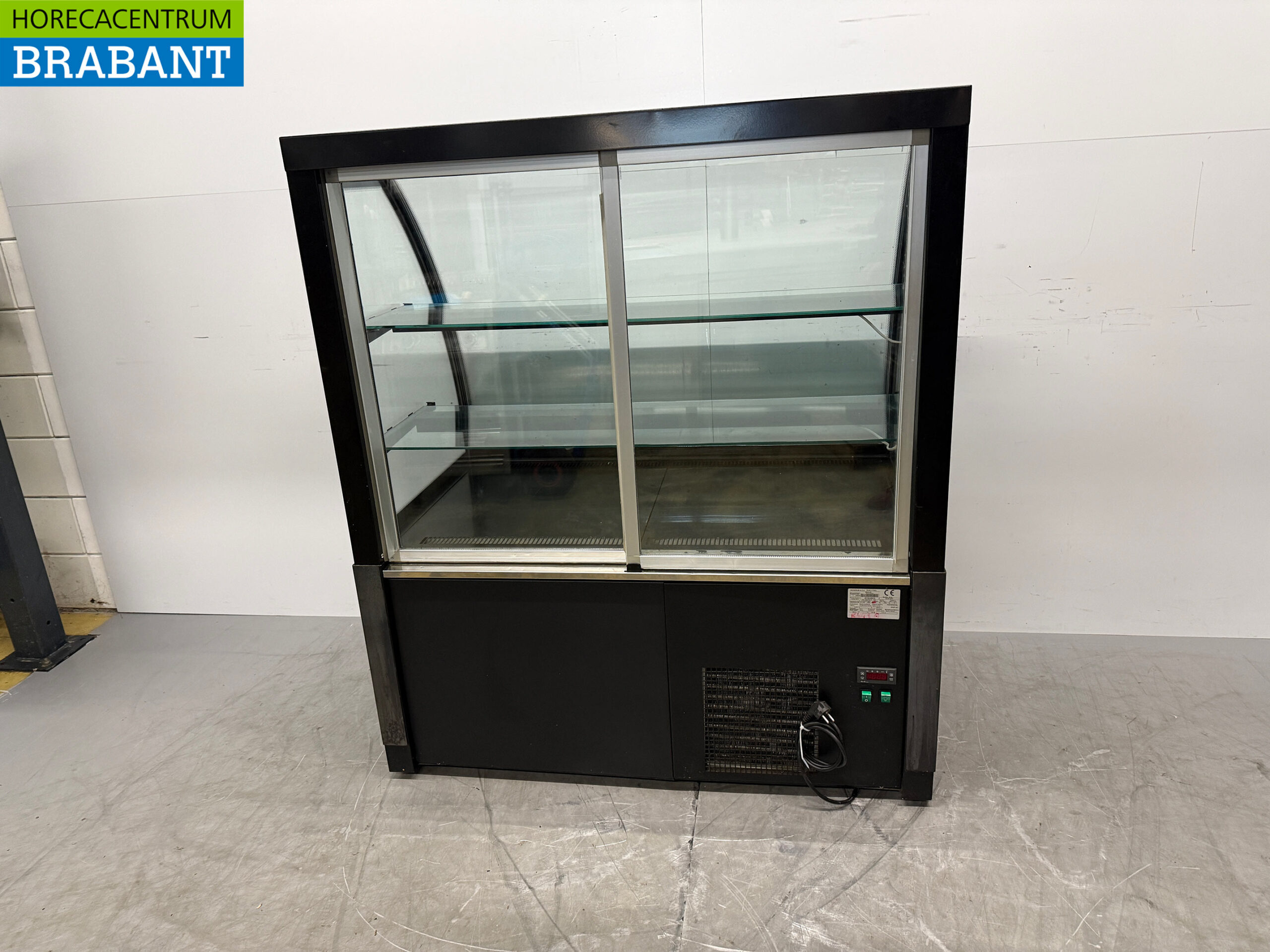 Tecnodom Refrigerated Display Case Pastry Display Case 2 Sliding Doors 120 cm 230V Horeca - Image 5
