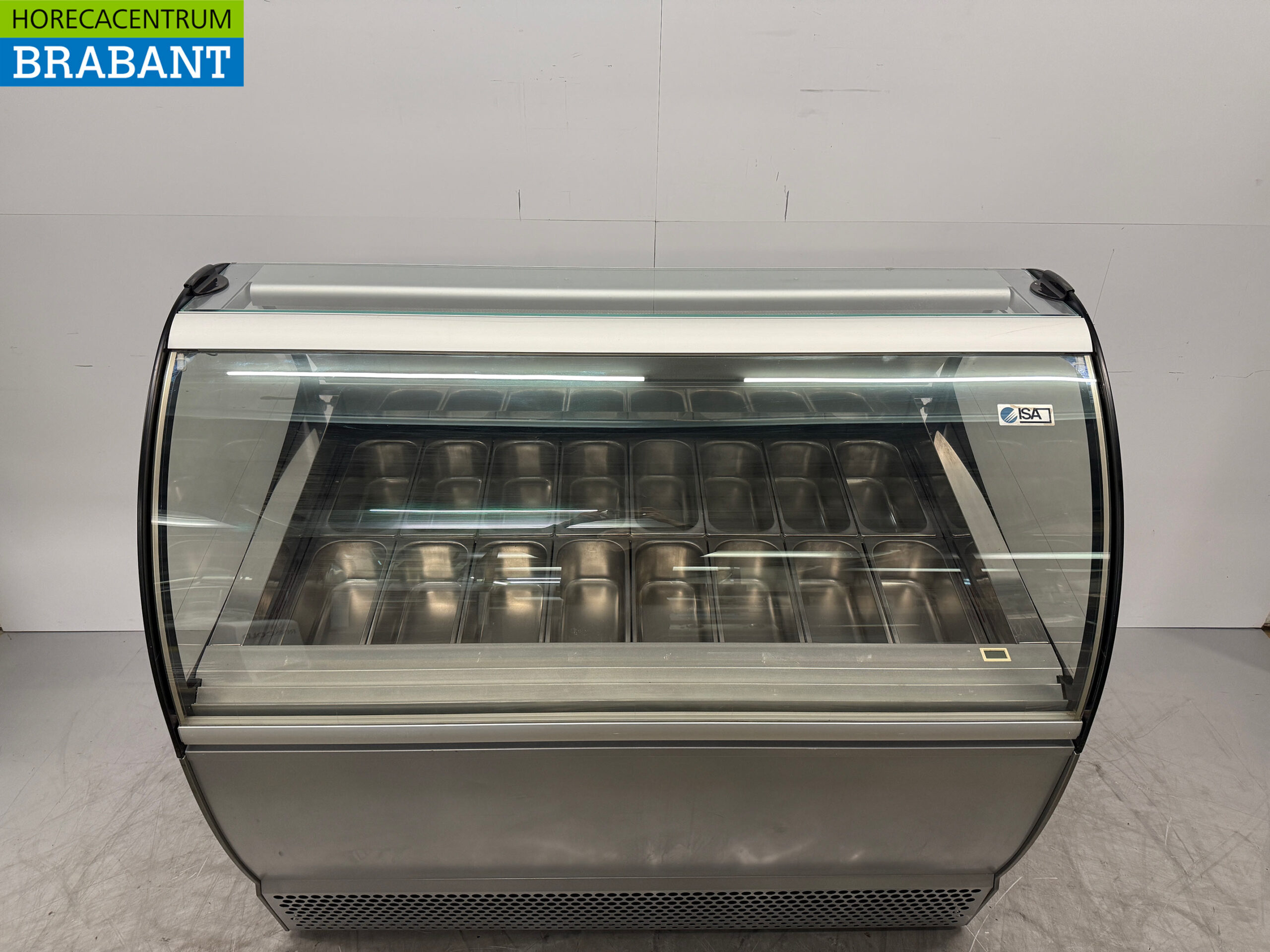 ISA Scoop ice cream display case Ice cream display case 16 x 5 liter container 150,5 cm 230V Horeca - Image 4