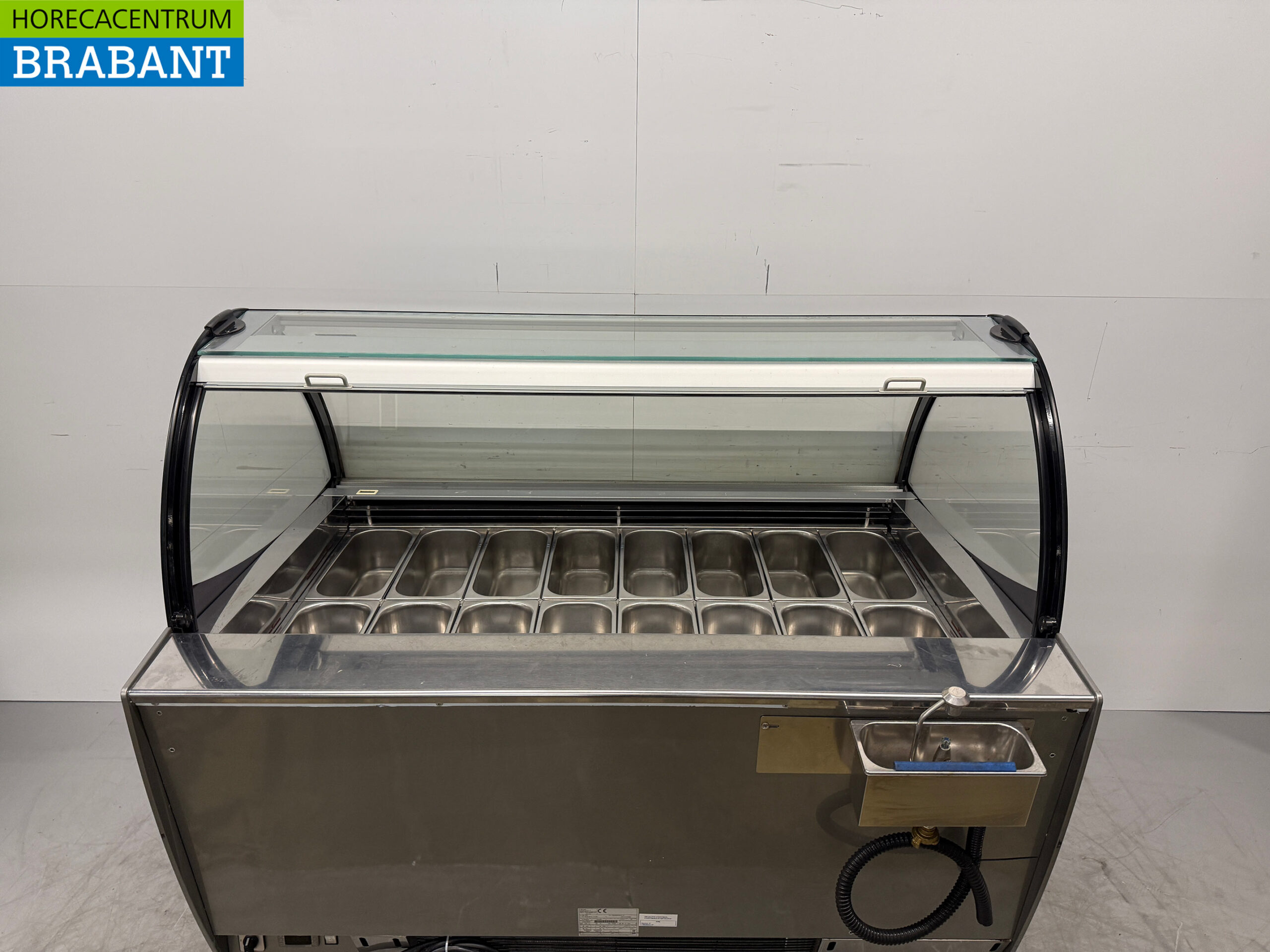 ISA Scoop ice cream display case Ice cream display case 16 x 5 liter container 150,5 cm 230V Horeca - Image 6
