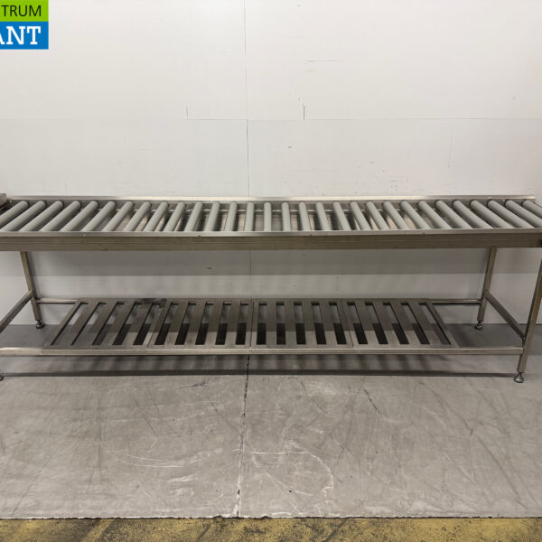 Stainless steel Wexiodisk Drain table Roller conveyor T.B.V.V. Sliding dishwasher 310 cm Horeca