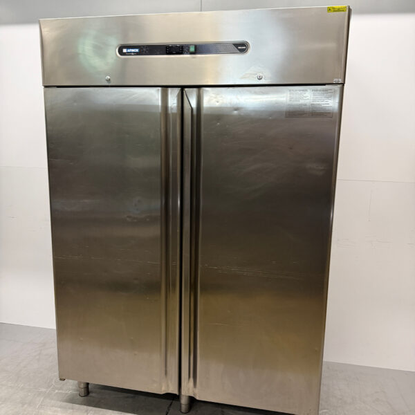Stainless steel Afinox Double Door Freezer 1400 liters 230V Horeca