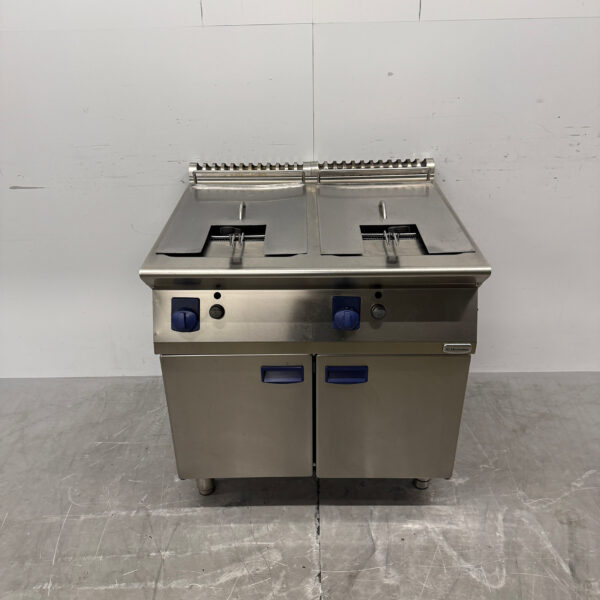 Stainless steel Electrolux Double Fryer 2 x 7 liter GAS Catering