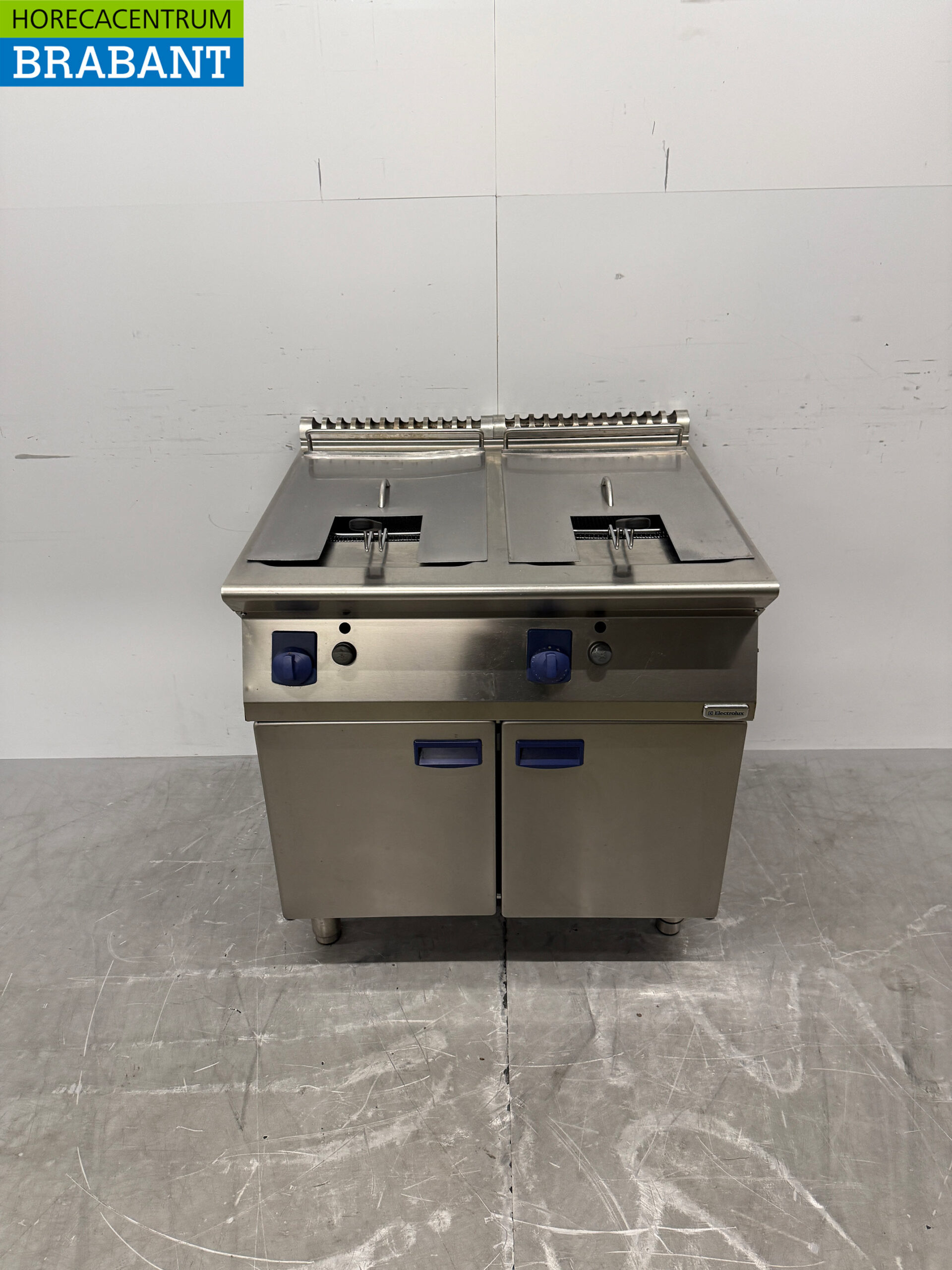 Stainless steel Electrolux Double Fryer 2 x 7 liter GAS Catering