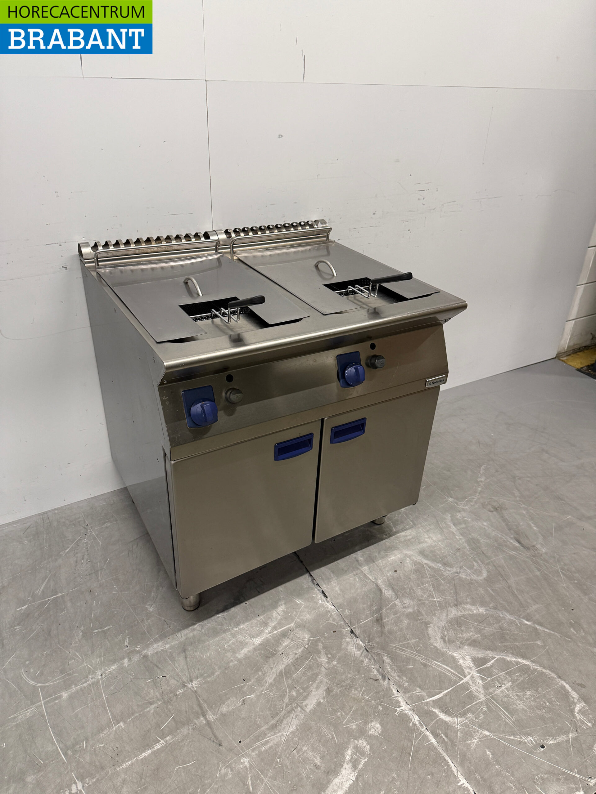 Stainless steel Electrolux Double Fryer 2 x 7 liter GAS Catering - Image 3