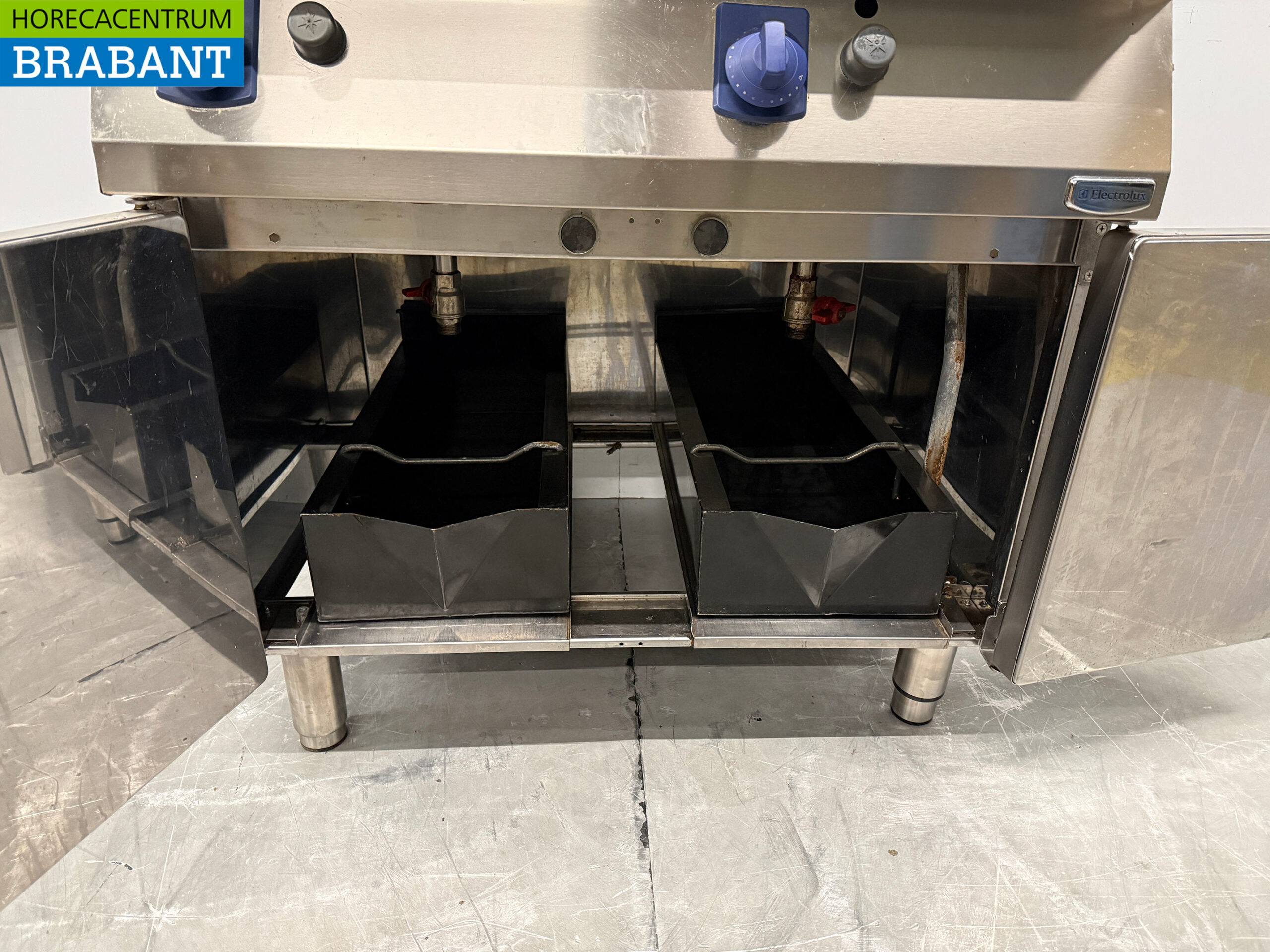 Stainless steel Electrolux Double Fryer 2 x 7 liter GAS Catering - Image 5