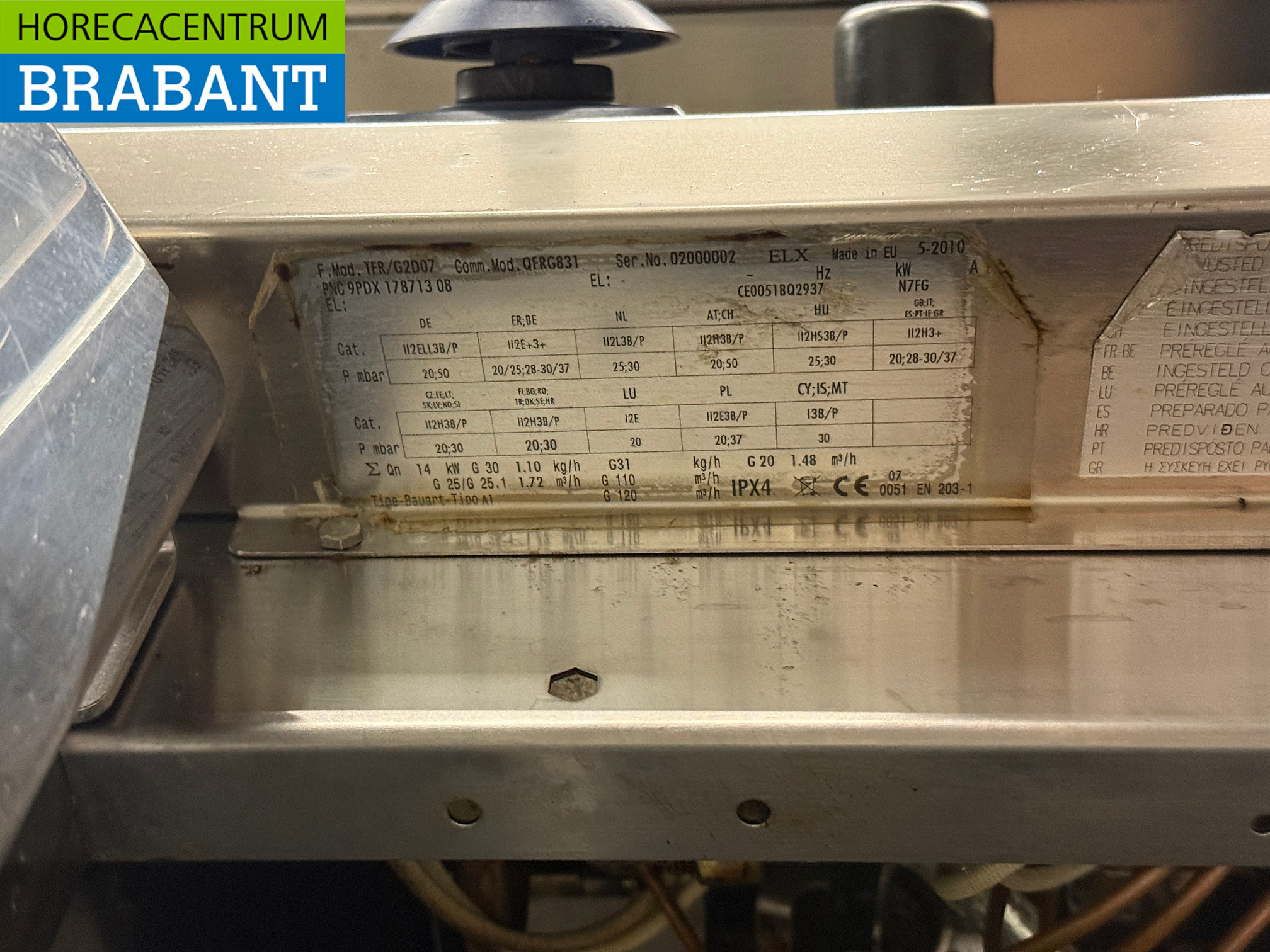 Stainless steel Electrolux Double Fryer 2 x 7 liter GAS Catering - Image 6