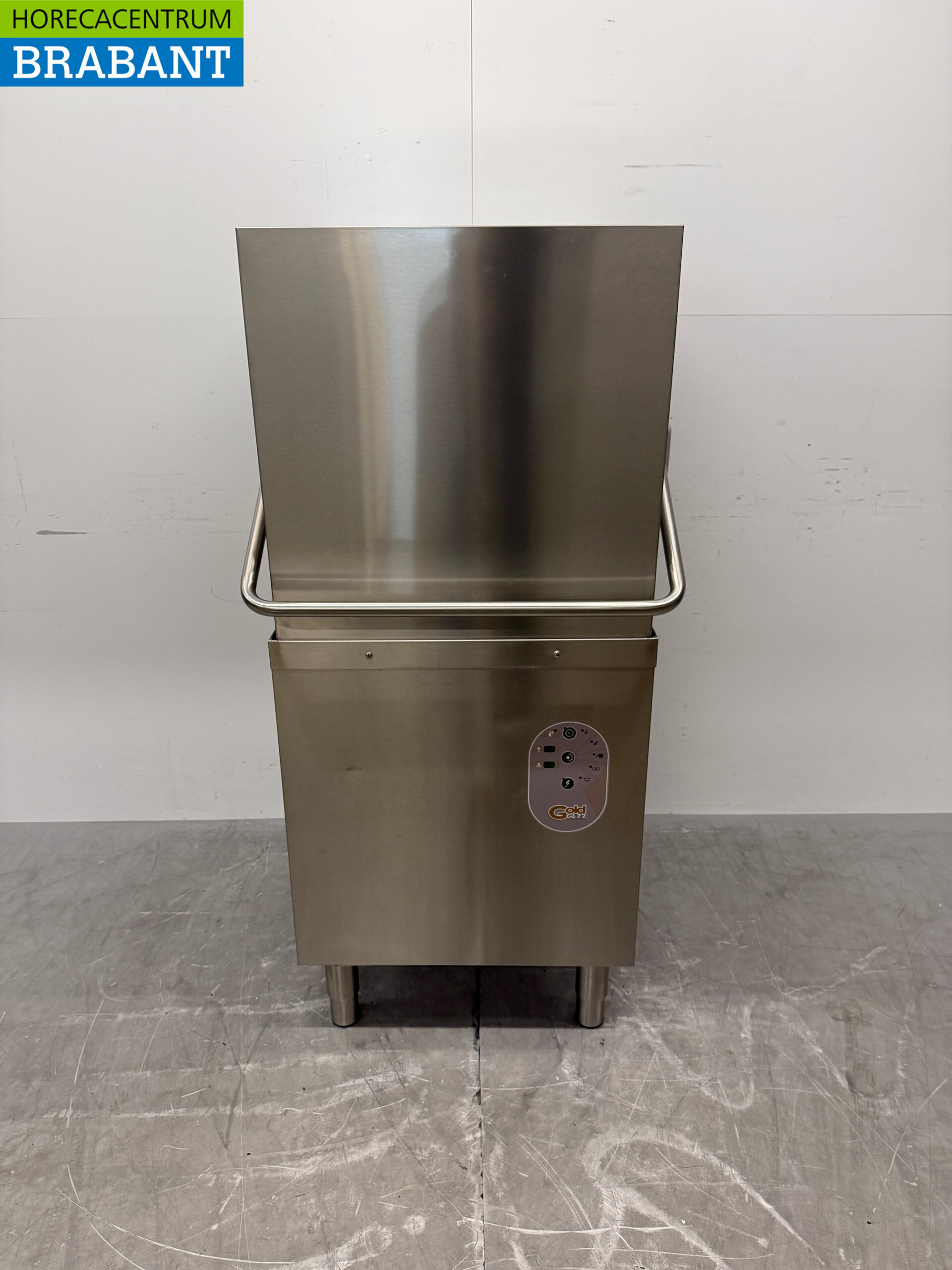 Stainless steel MBM Sliding dishwasher 400V Horeca