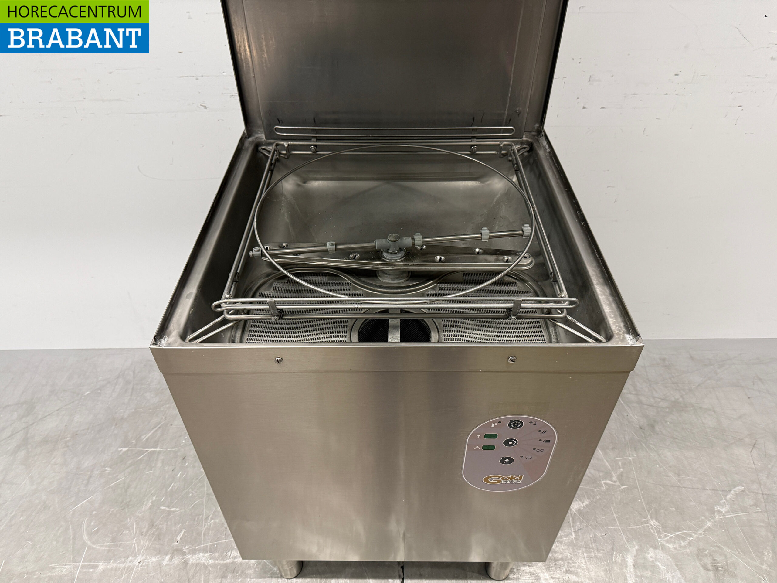 Stainless steel MBM Sliding dishwasher 400V Horeca - Image 4