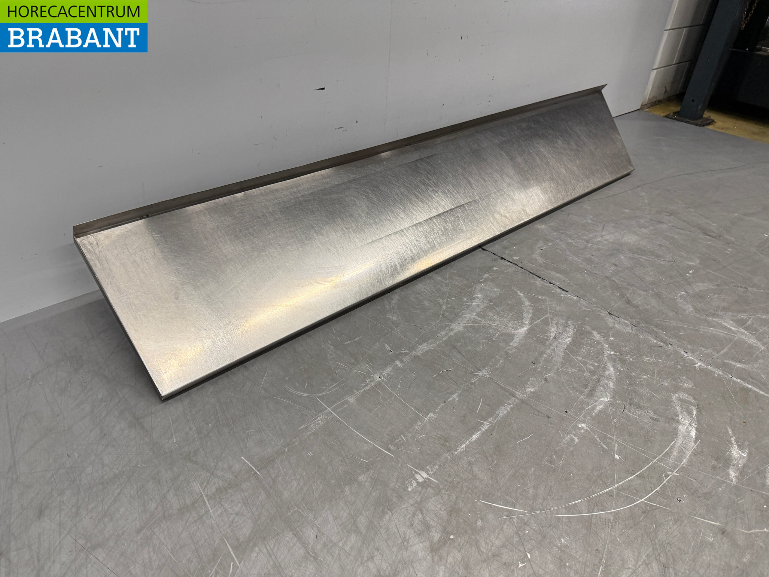 Stainless steel Wall Shelf 223 x 40 cm Horeca - Image 3
