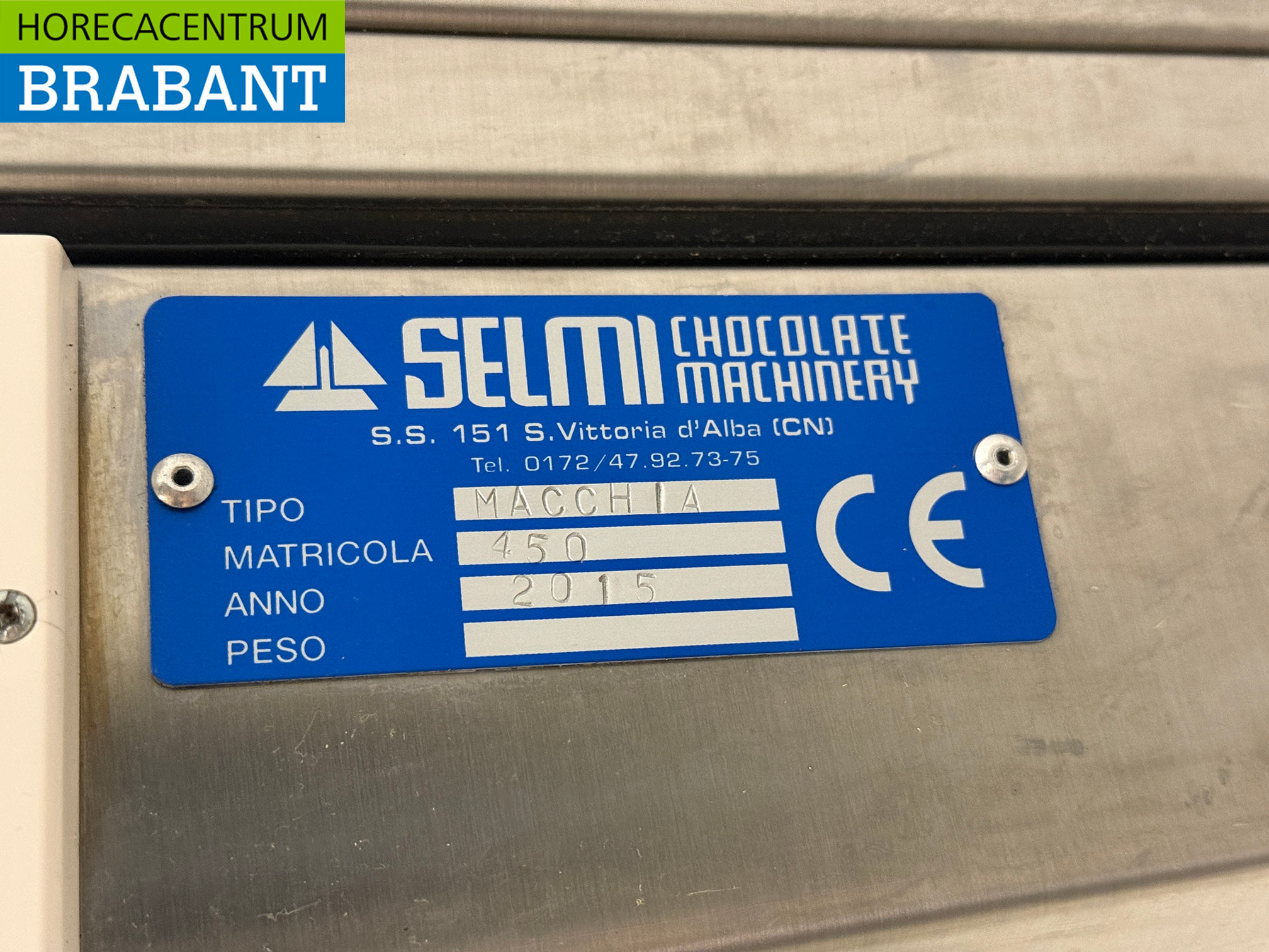 Stainless steel Selmi Macchia Chocolate Tempering Machine 10 kilos 230V Horeca - Image 8