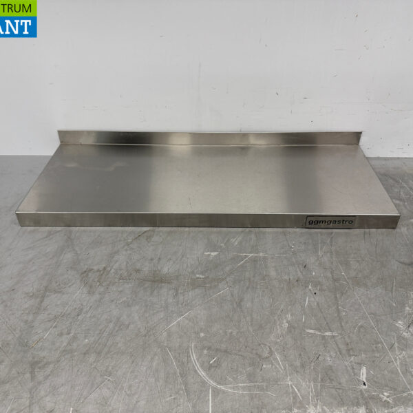 Stainless steel Wall Shelf 80 x 30 cm Horeca