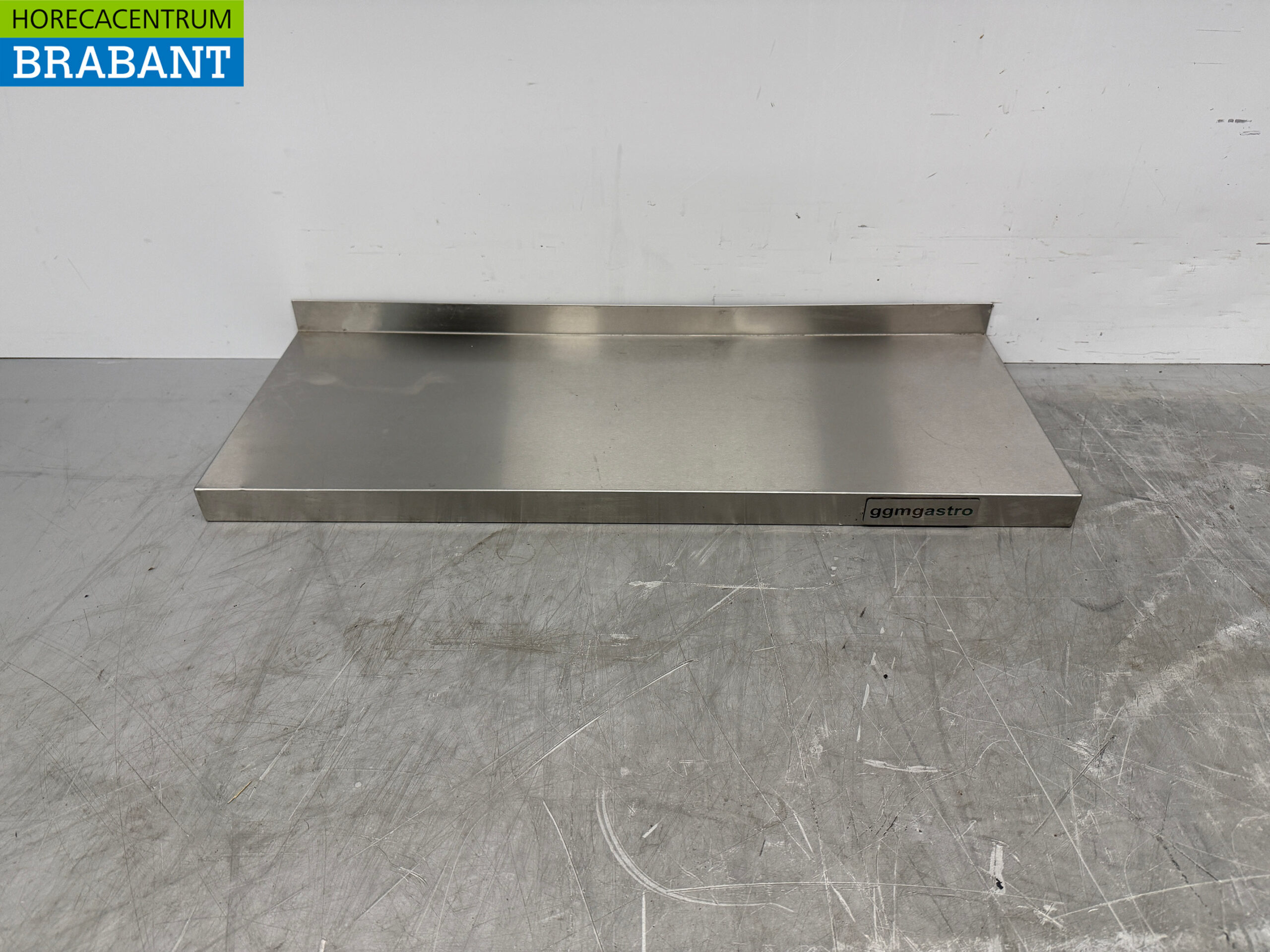Stainless steel Wall Shelf 80 x 30 cm Horeca
