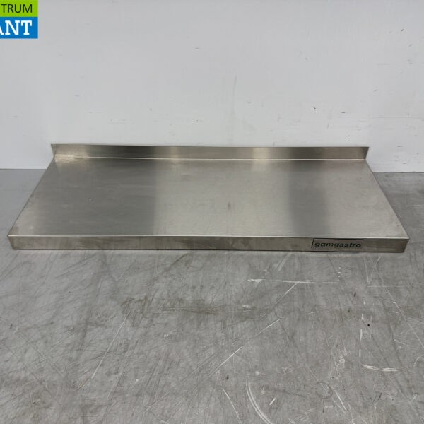 Stainless steel Wall Shelf 80 x 30 cm Horeca