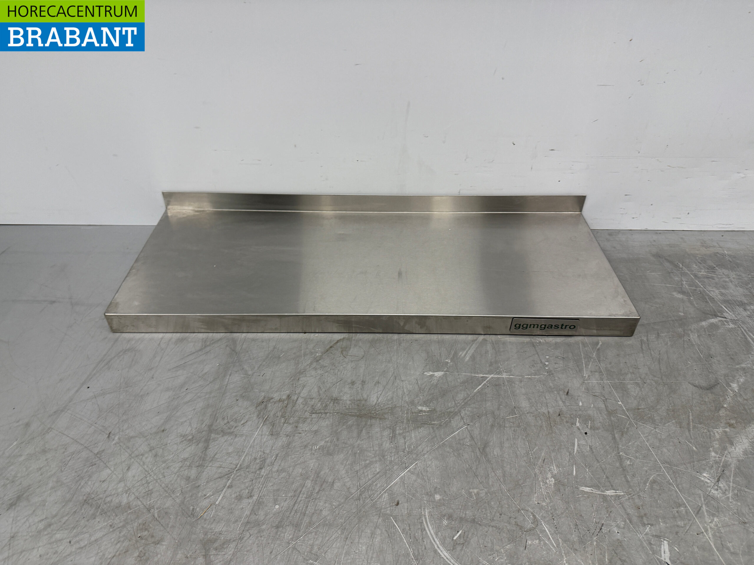 Stainless steel Wall Shelf 80 x 30 cm Horeca