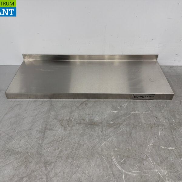 Stainless steel Wall Shelf 80 x 30 cm Horeca