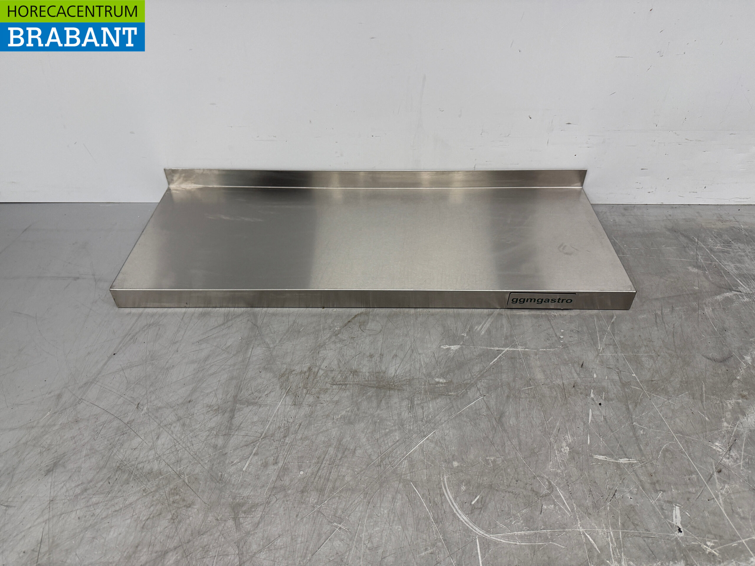 Stainless steel Wall Shelf 80 x 30 cm Horeca