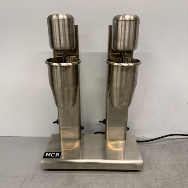 Stainless steel Double Milkshaker Milk shaker Milk shake mixer 2 x 750 ml 230V Horeca