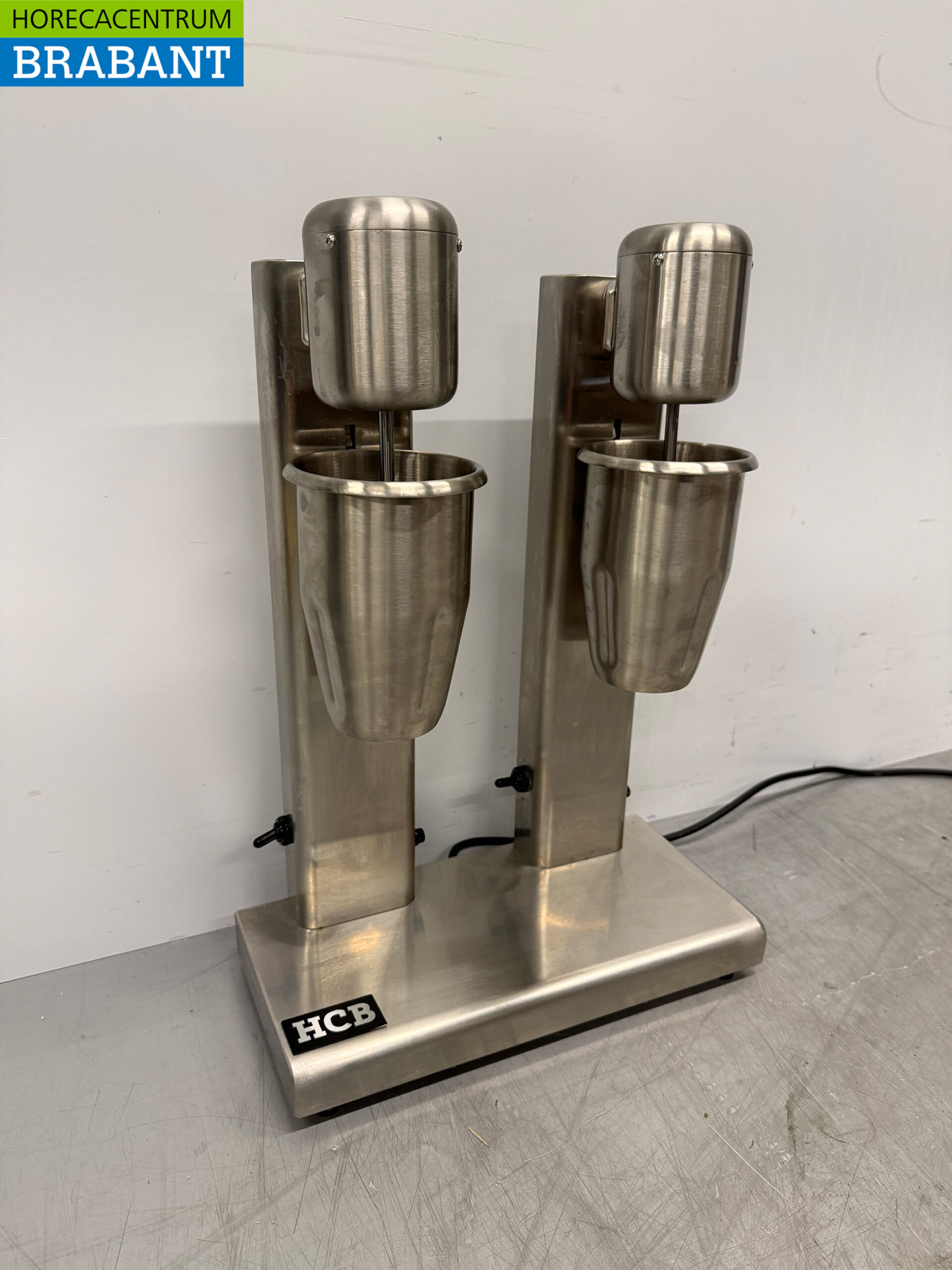 Stainless steel Double Milkshaker Milk shaker Milk shake mixer 2 x 750 ml 230V Horeca - Image 3