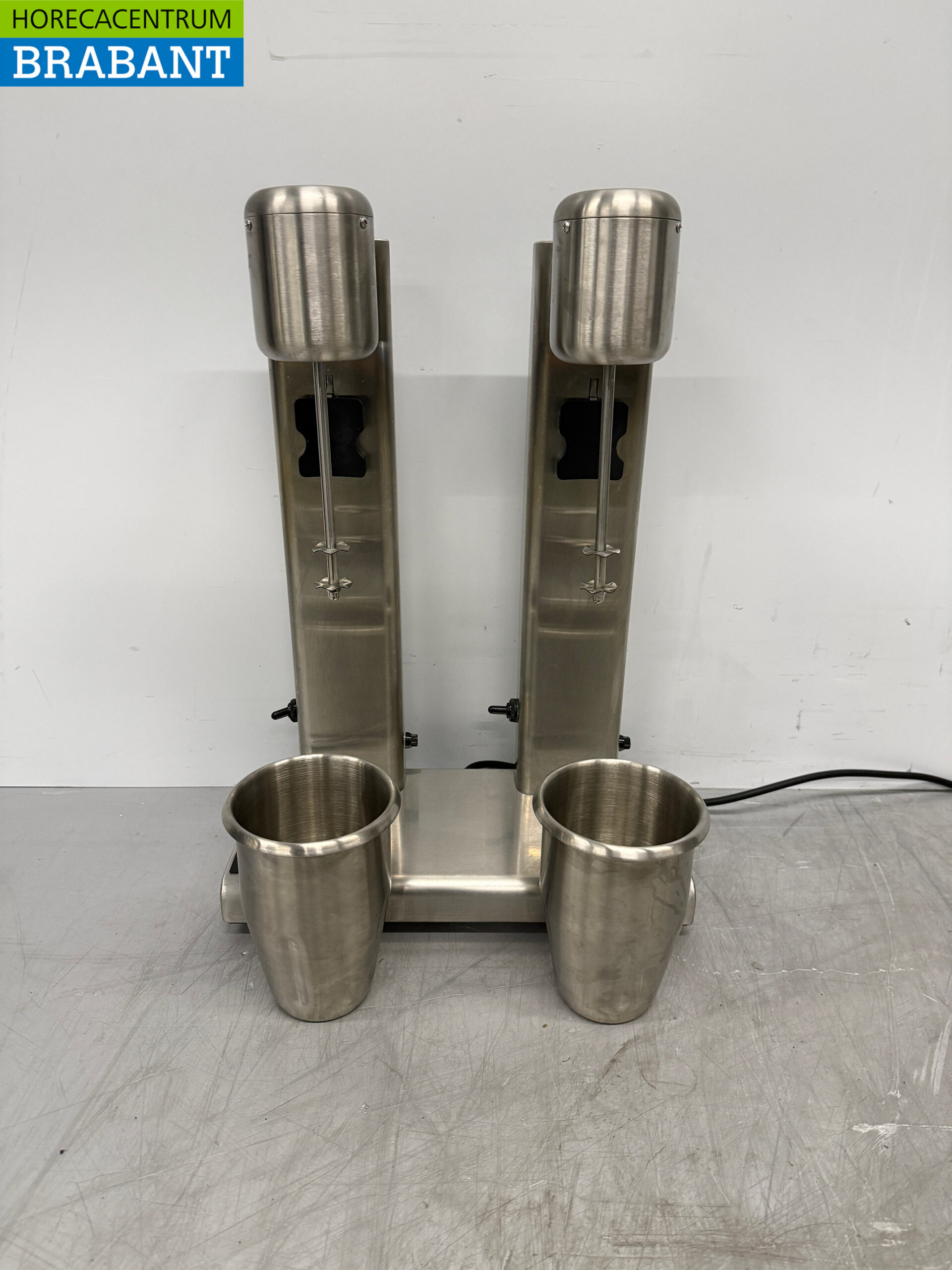 Stainless steel Double Milkshaker Milk shaker Milk shake mixer 2 x 750 ml 230V Horeca - Image 4