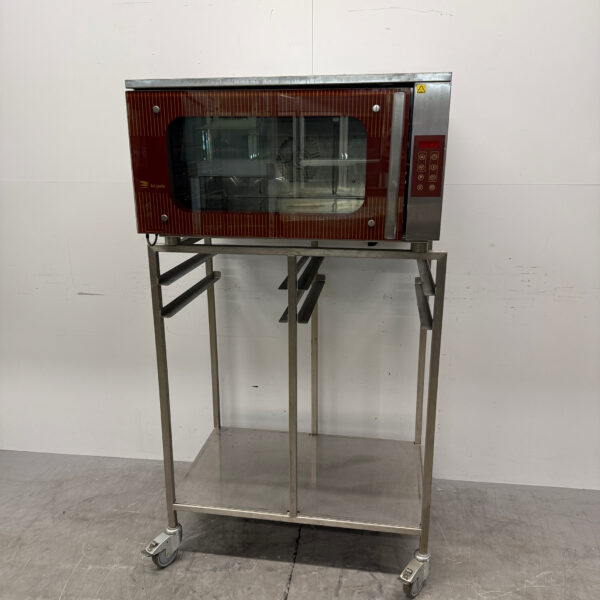 Stainless steel Fri-Jado Hot air oven with moisture injection 3 x 60/40 cm 230V Horeca