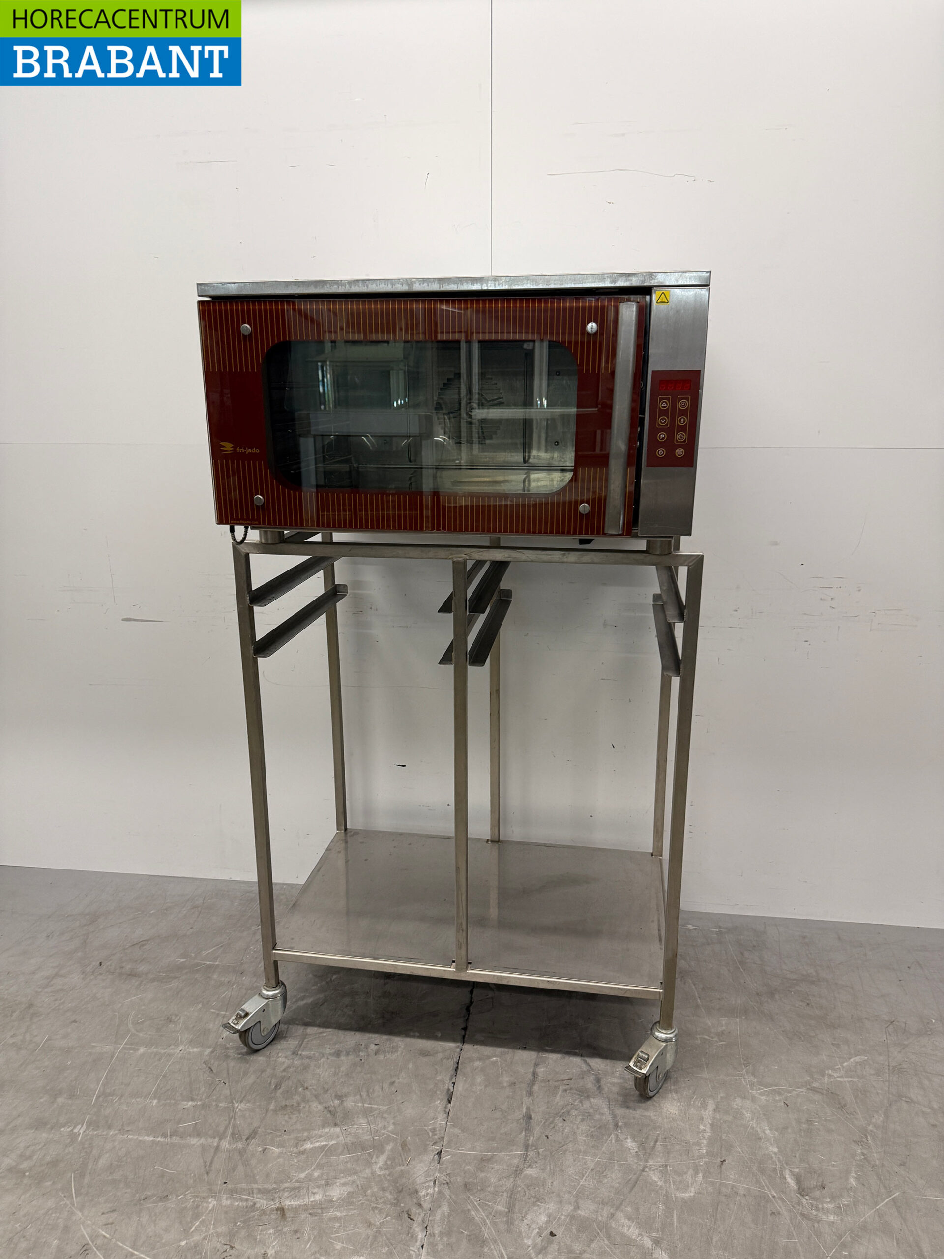 Stainless steel Fri-Jado Hot air oven with moisture injection 3 x 60/40 cm 230V Horeca