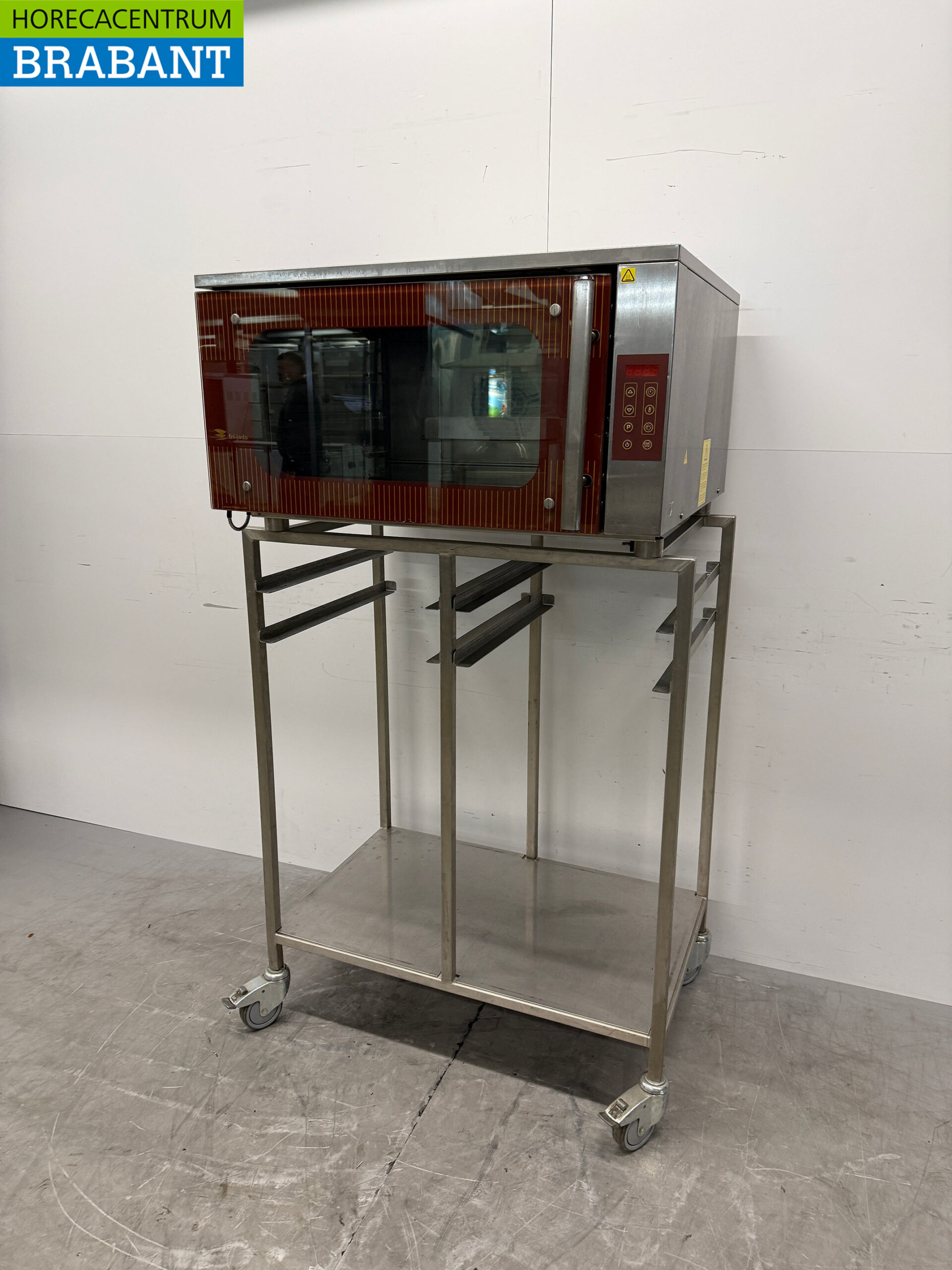 Stainless steel Fri-Jado Hot air oven with moisture injection 3 x 60/40 cm 230V Horeca - Image 2
