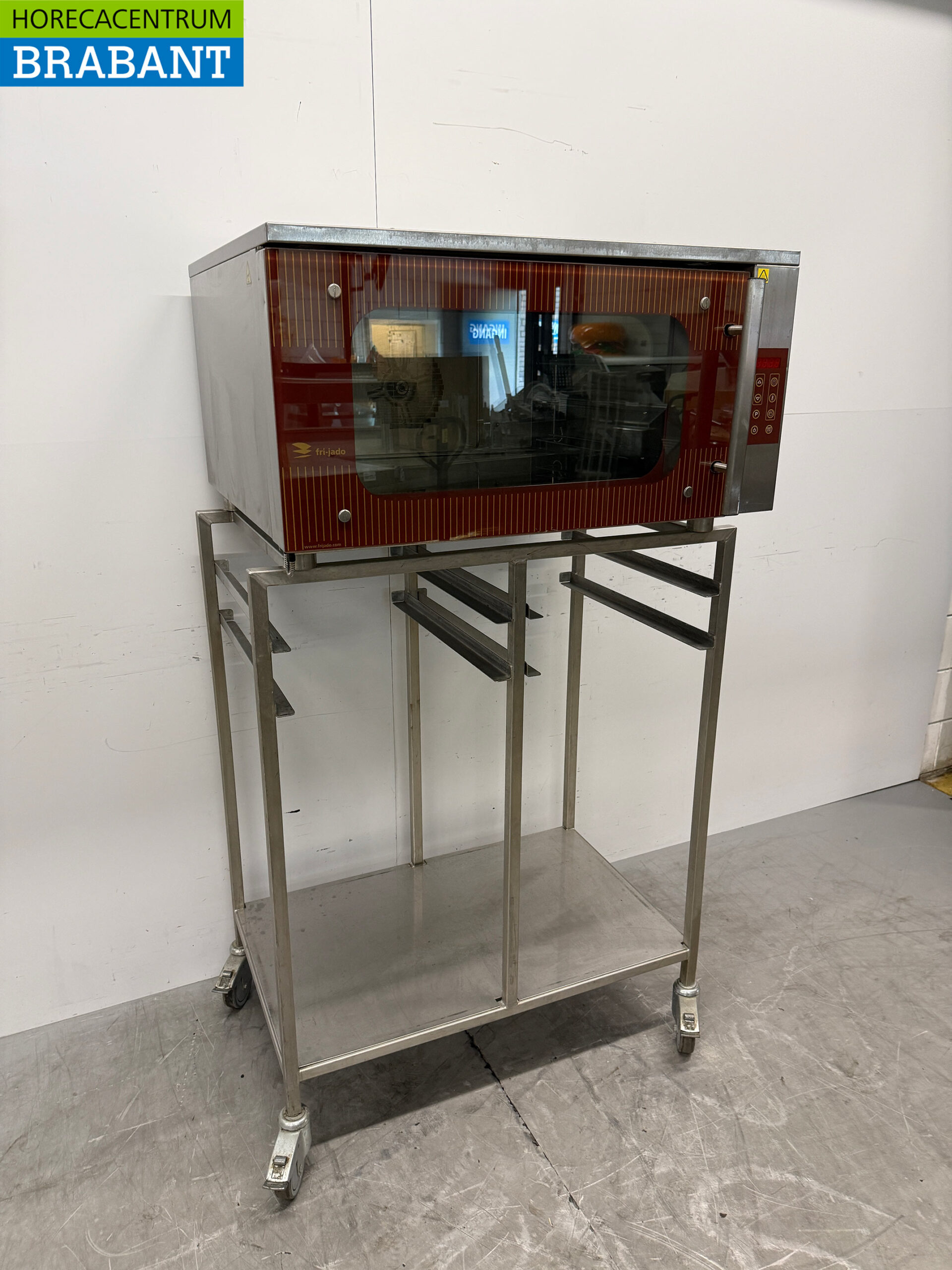 Stainless steel Fri-Jado Hot air oven with moisture injection 3 x 60/40 cm 230V Horeca - Image 3
