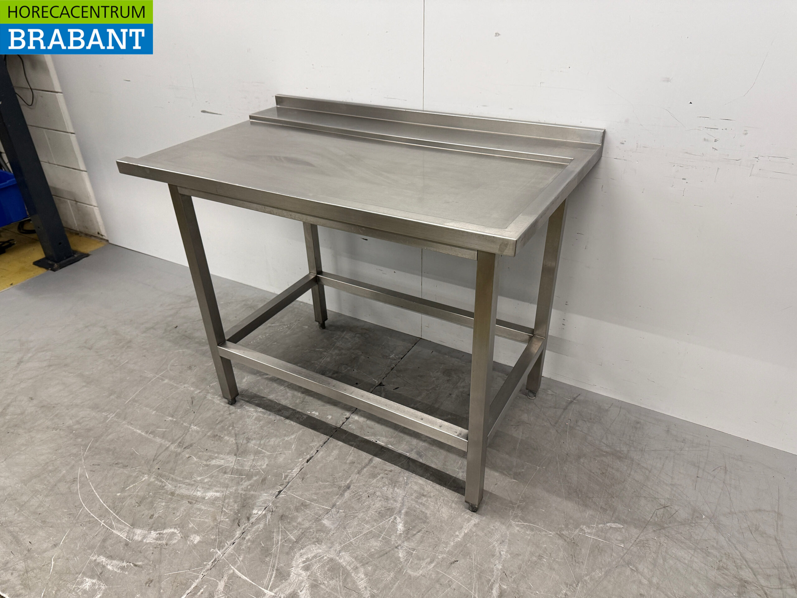 Stainless steel Drainage table for slide-through dishwasher 120 x 72.5 x 87.5 cm Horeca - Image 2