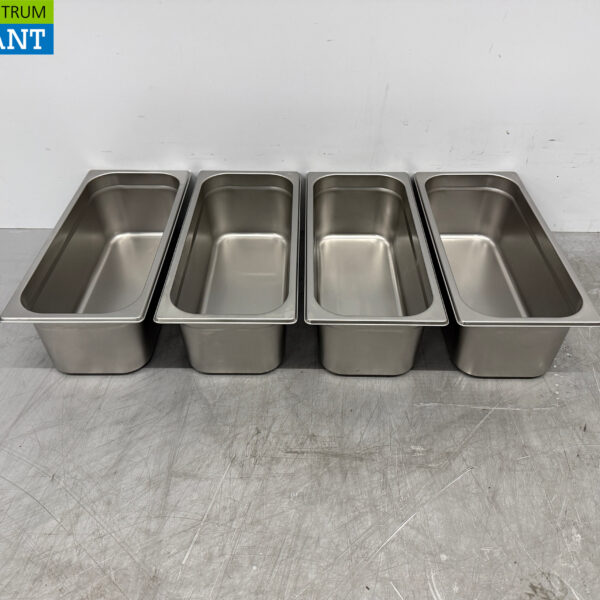 Stainless steel ice buckets 5 liters set of 4 pieces Horeca