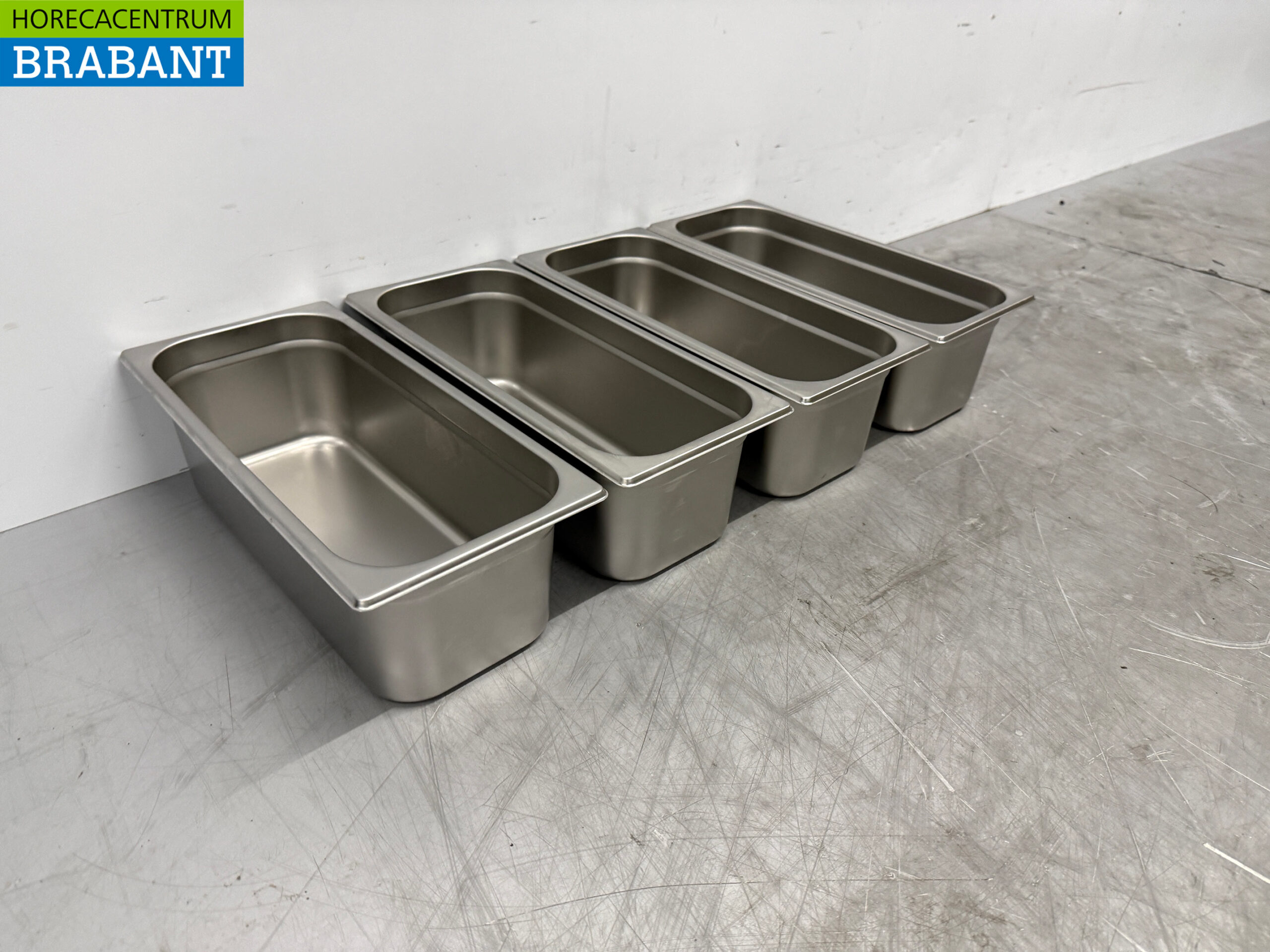 Stainless steel ice buckets 5 liters set of 4 pieces Horeca - Image 3